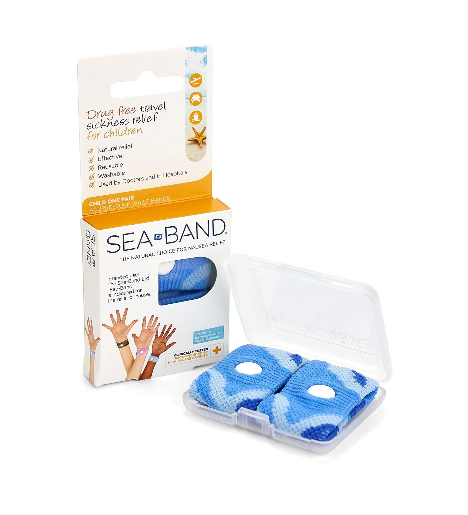 Sea-Band Child Wristband for Motion Sickness & Nausea Relief - Assorted Colors, Various Packaging - Buy Online on GoSupps.com