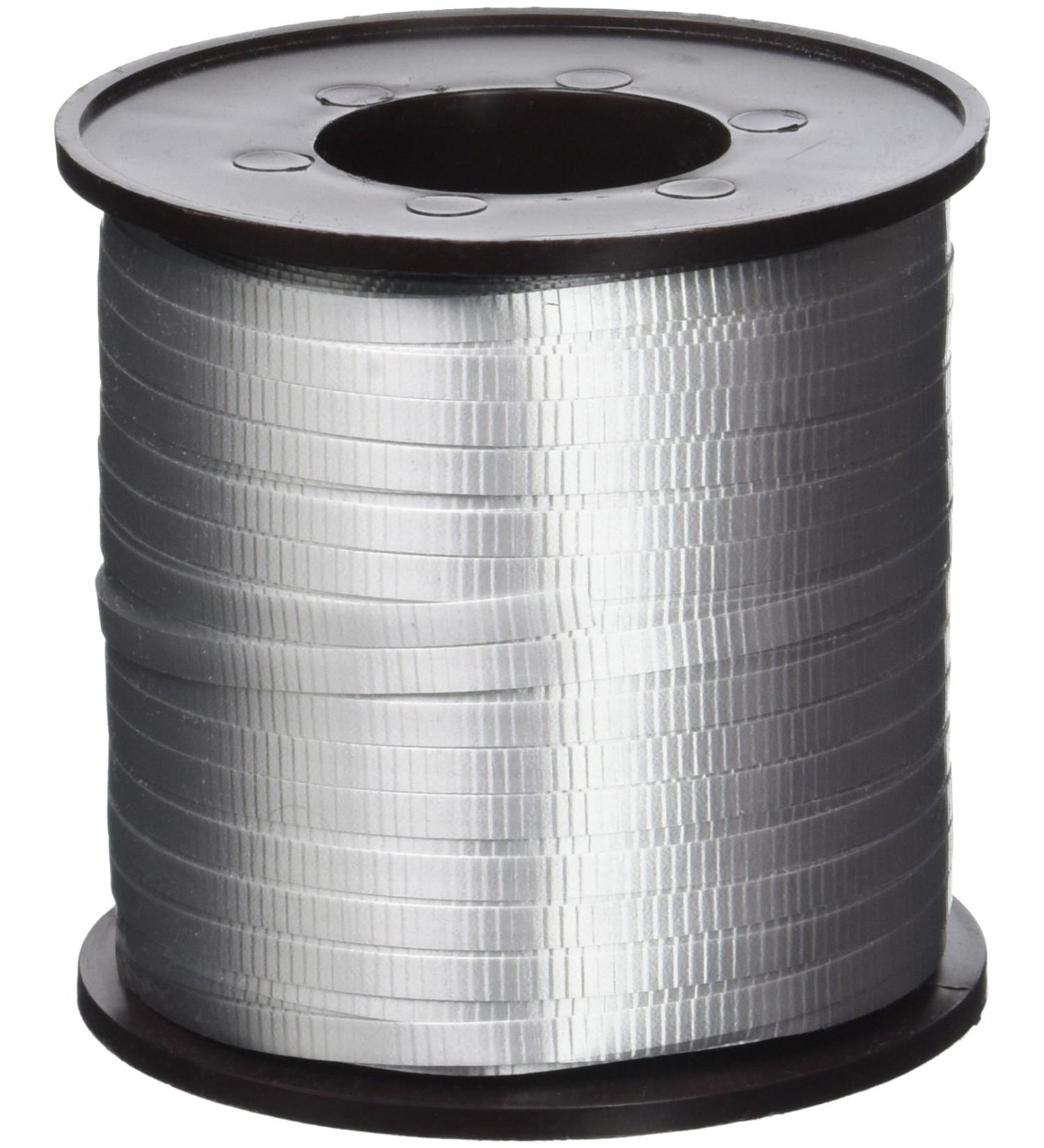 500 yards Silver Curling Ribbon - 1 Pc | Perfect for Gift Wrapping and Crafts - Buy Online on GoSupps.com