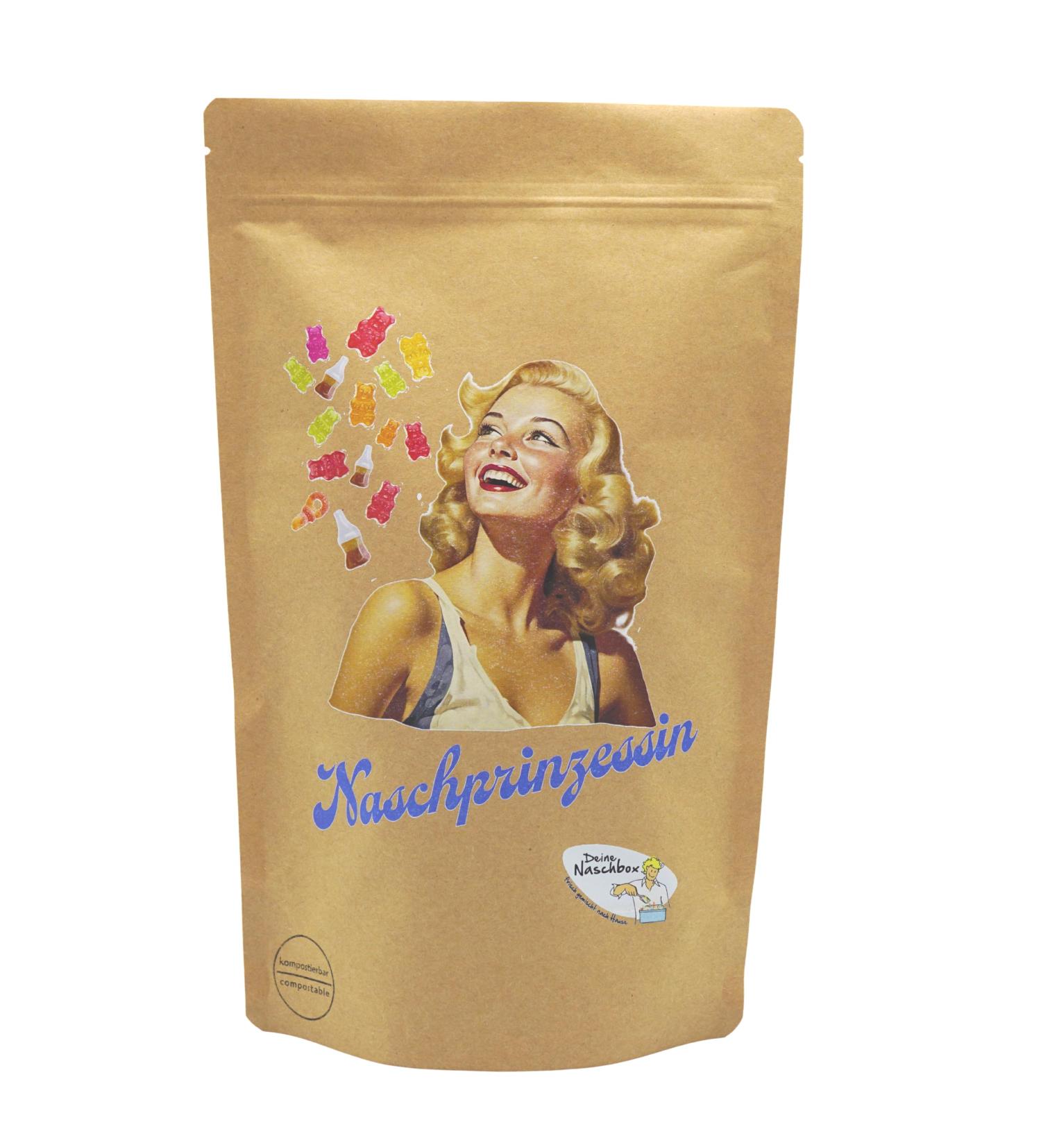 Your Naschbox | Large 800g Snack Bag - Compostable Sugar-Free Fruity Rubber Hearts with Fun Motifs | International Shipping Available - Buy Online on GoSupps.com
