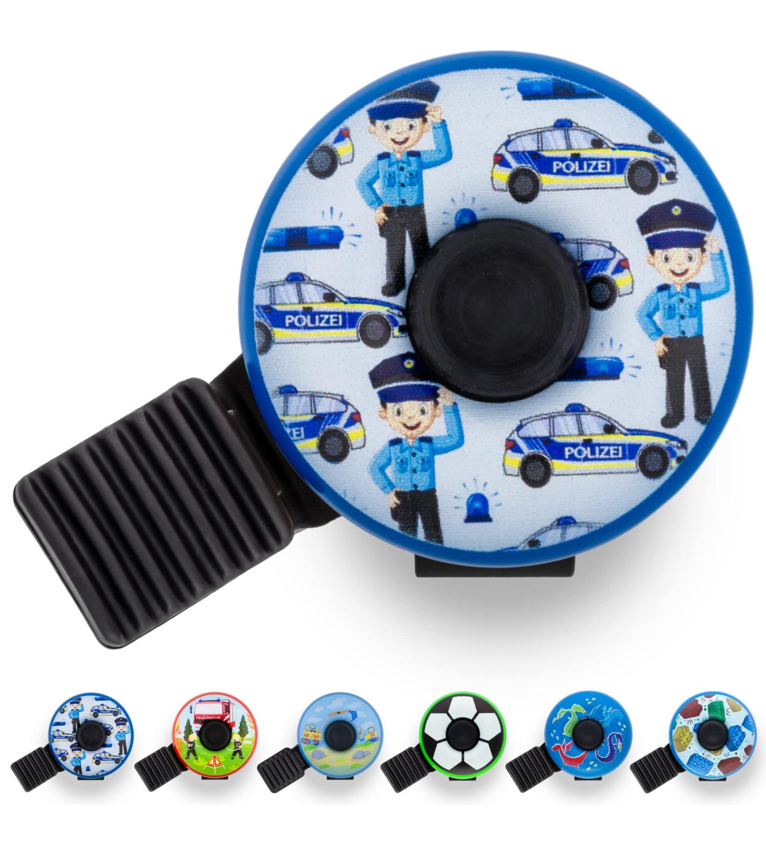 Shop Fun Bicycle Bells for Kids - Police & Blue Designs for Boys | Children's Bike Accessories - Buy Online on GoSupps.com