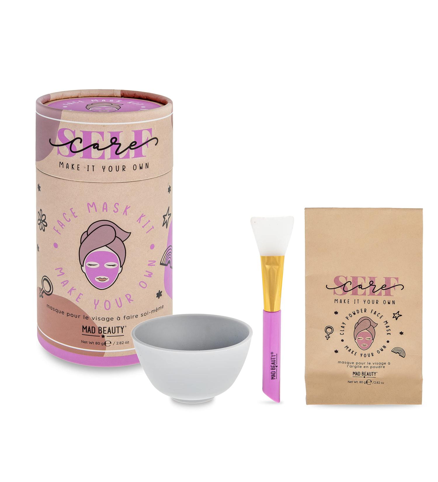 Buy MAD Beauty Make It Your Own Face Mask Set | DIY Lavender Clay Mask Kit | International Shipping - Buy Online on GoSupps.com