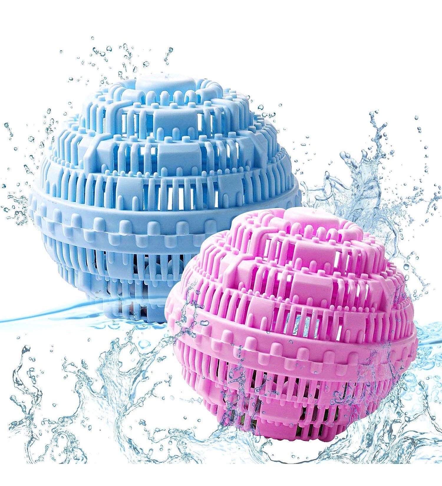 WELLXUNK Super Laundry Washing Ball All Natural Detergent Alternative Washing Balls for Washing Machine Eco Friendly Reusable 1000 Washes for Easy to Use Clean & Soften Clothes Wash Ball - Buy Online on GoSupps.com