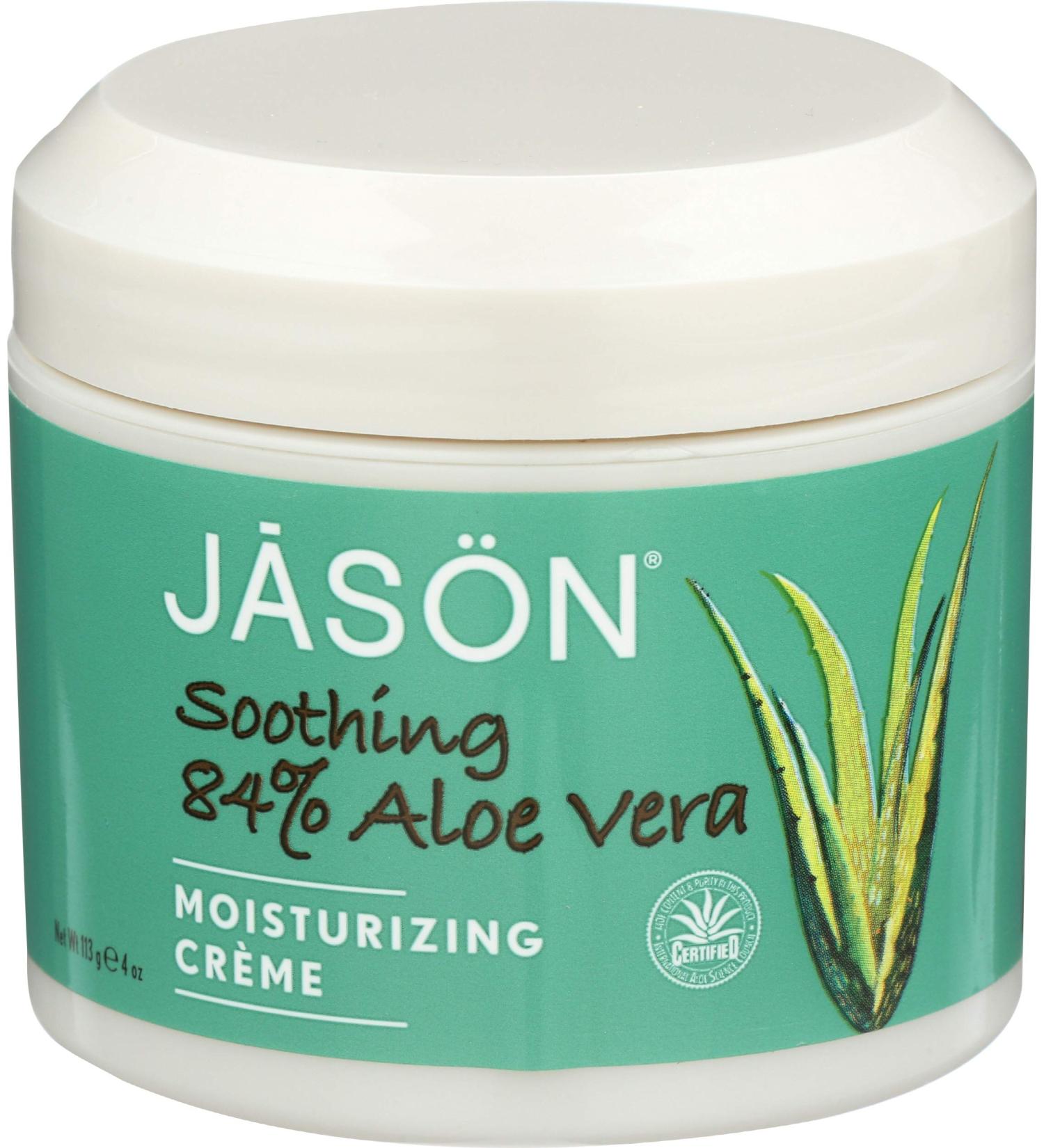 Jason Natural Aloe Vera 84% Moisturizing Creme 4 oz | Hydrating Skin Care - Buy Online on GoSupps.com