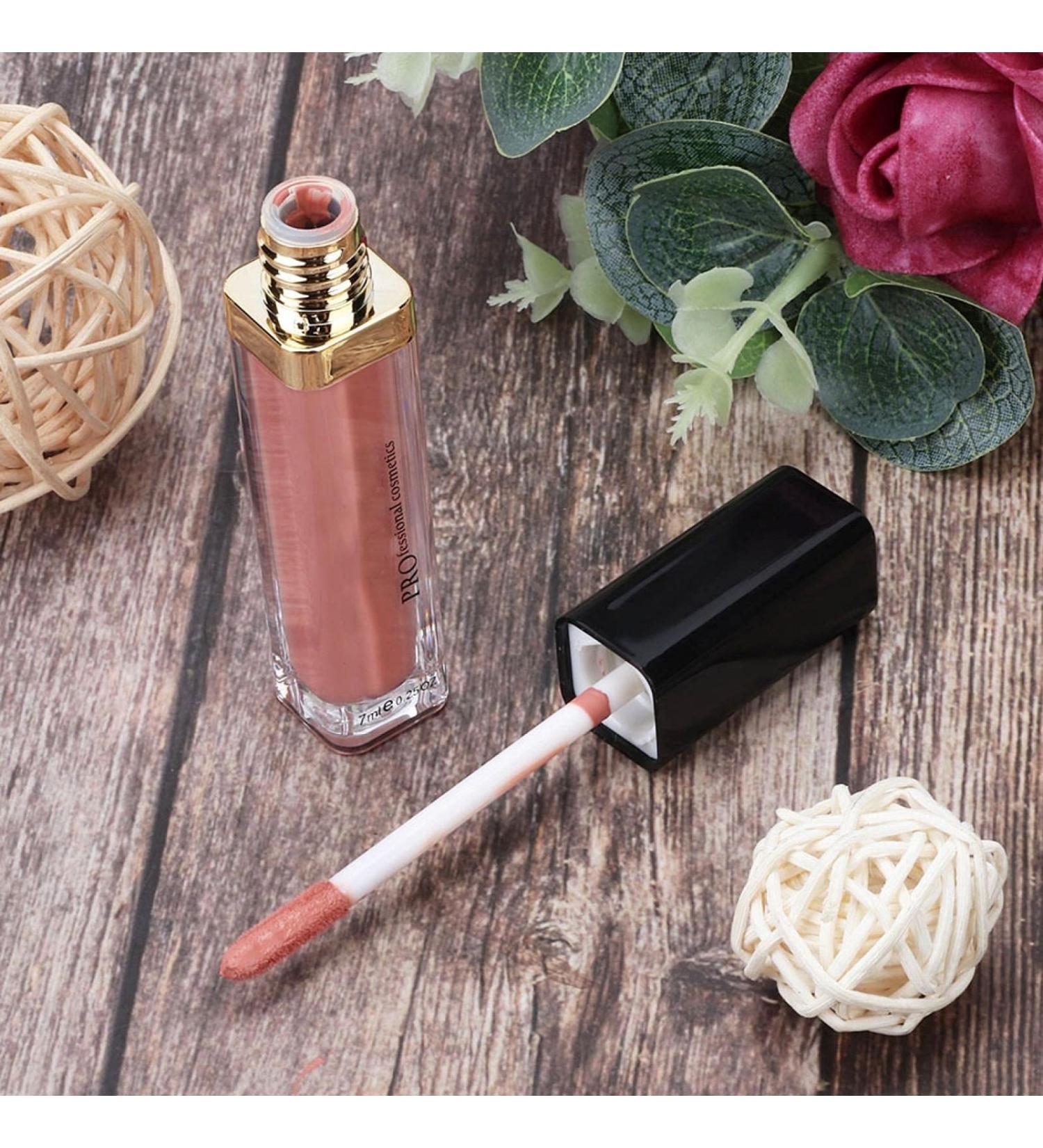 Long-Lasting Waterproof Cosmetics Lip Gloss | Perfect for Theater & Daily Makeup | 6 Colors - Matt Lipstick & Moisturizing Lip Balm 7ml - Buy Online on GoSupps.com