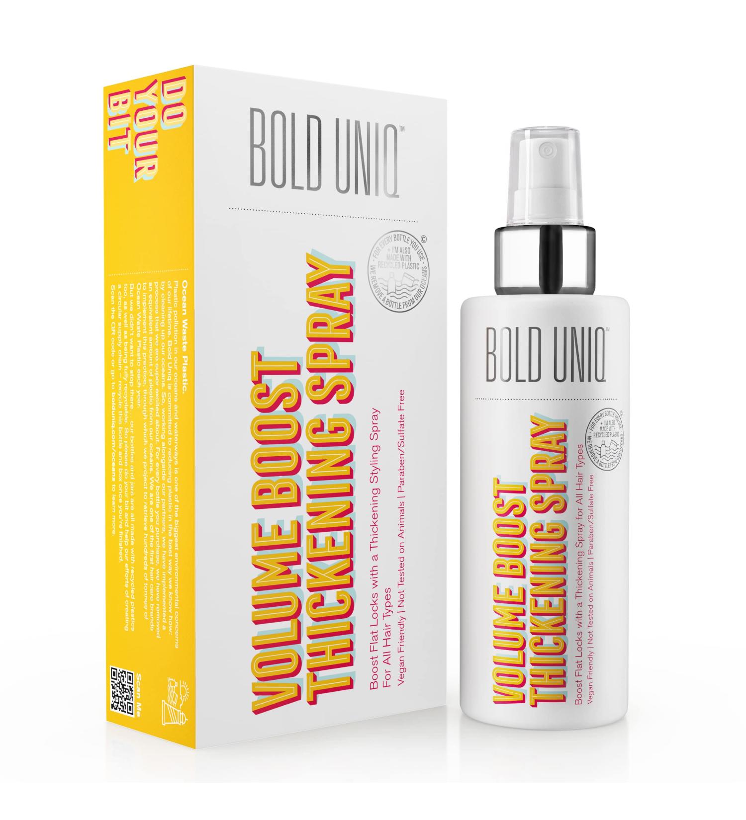 Volumizing Hair Thickening Texture Spray for Fine, Flat & Thin Hair - Adds Volume & Texture for Women & Men - Non-Sticky Formula for Fuller Hair - Buy Online on GoSupps.com