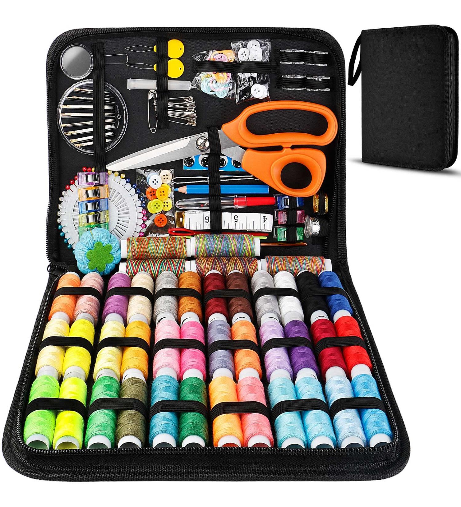 Marcoon Large Sewing Kit - 200 Premium Supplies, 41 XL Thread Spools - Ideal for Travelers, Adults, Kids, Beginners, Emergencies, DIY and Home Projects - Buy Online on GoSupps.com
