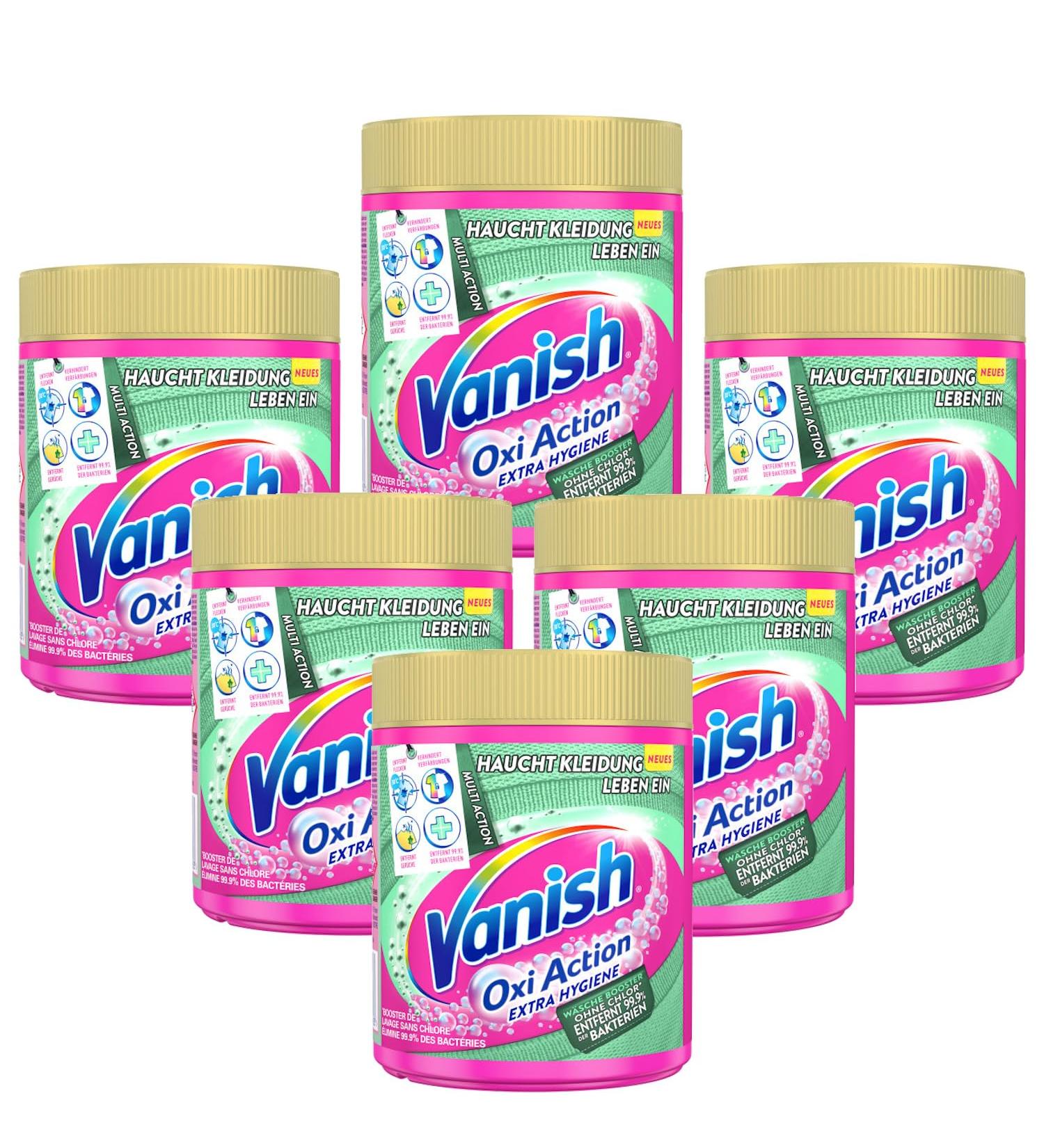 Vanish Extra Hygiene Oxi Action Powder Pack of 6 (6 x 550 g) 550 g (Pack of 6)