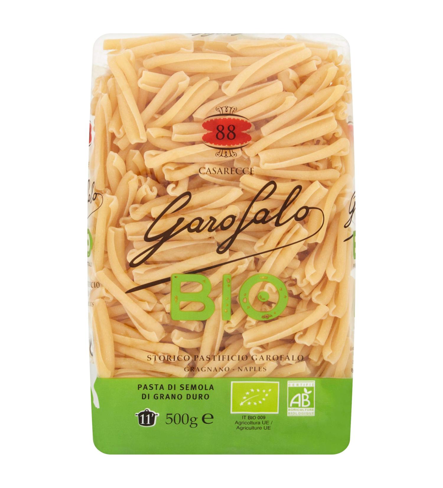 Garofalo Organic Casarecce Pasta 500g - Premium Quality Italian Pasta - Buy Online on GoSupps.com