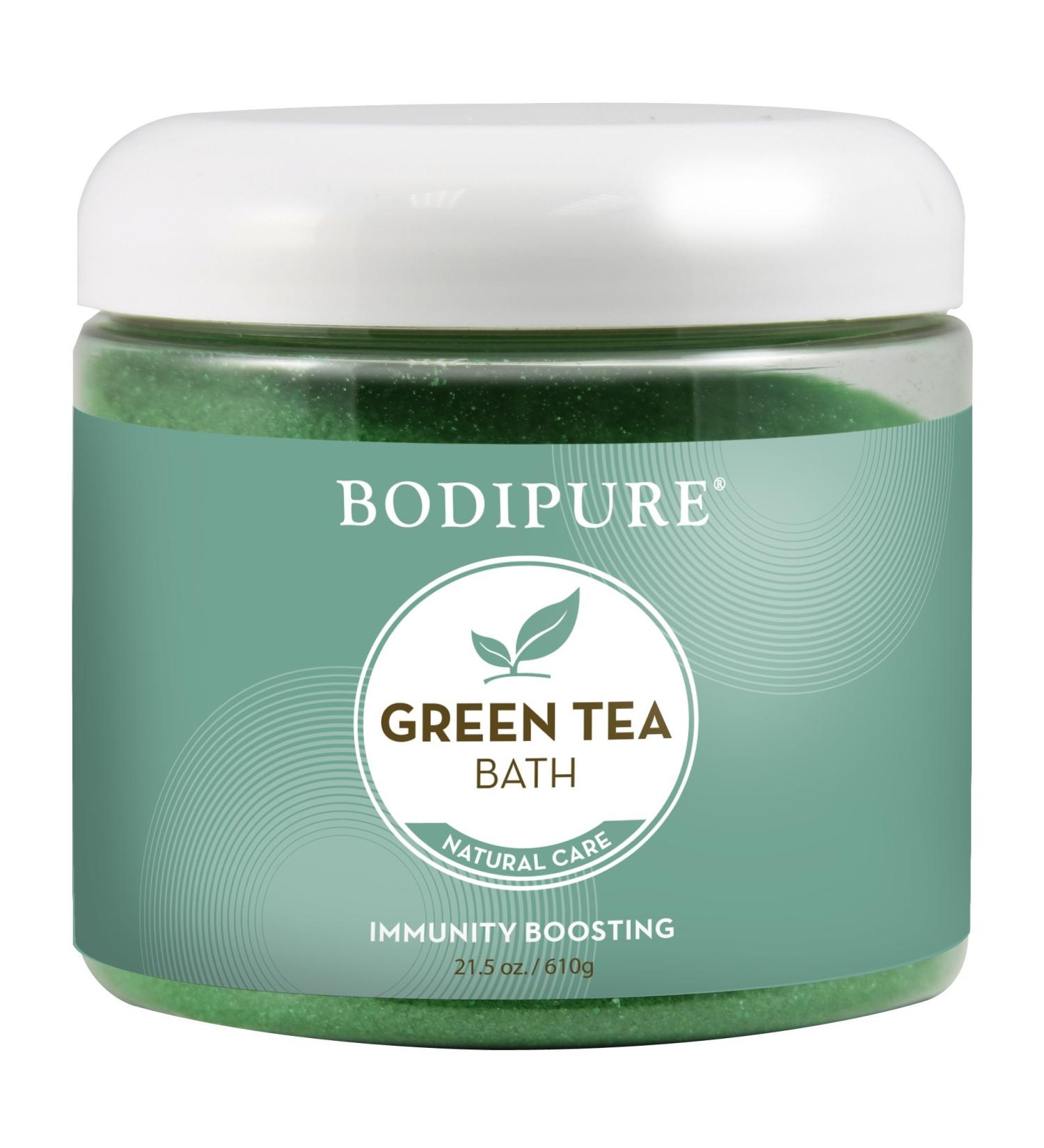 BODIPURE Green Tea Body Bath - Antioxidant-Rich Skin Cleanser & Refreshing Spa Treatment - 21.5 oz for Professional Use - Buy Online on GoSupps.com