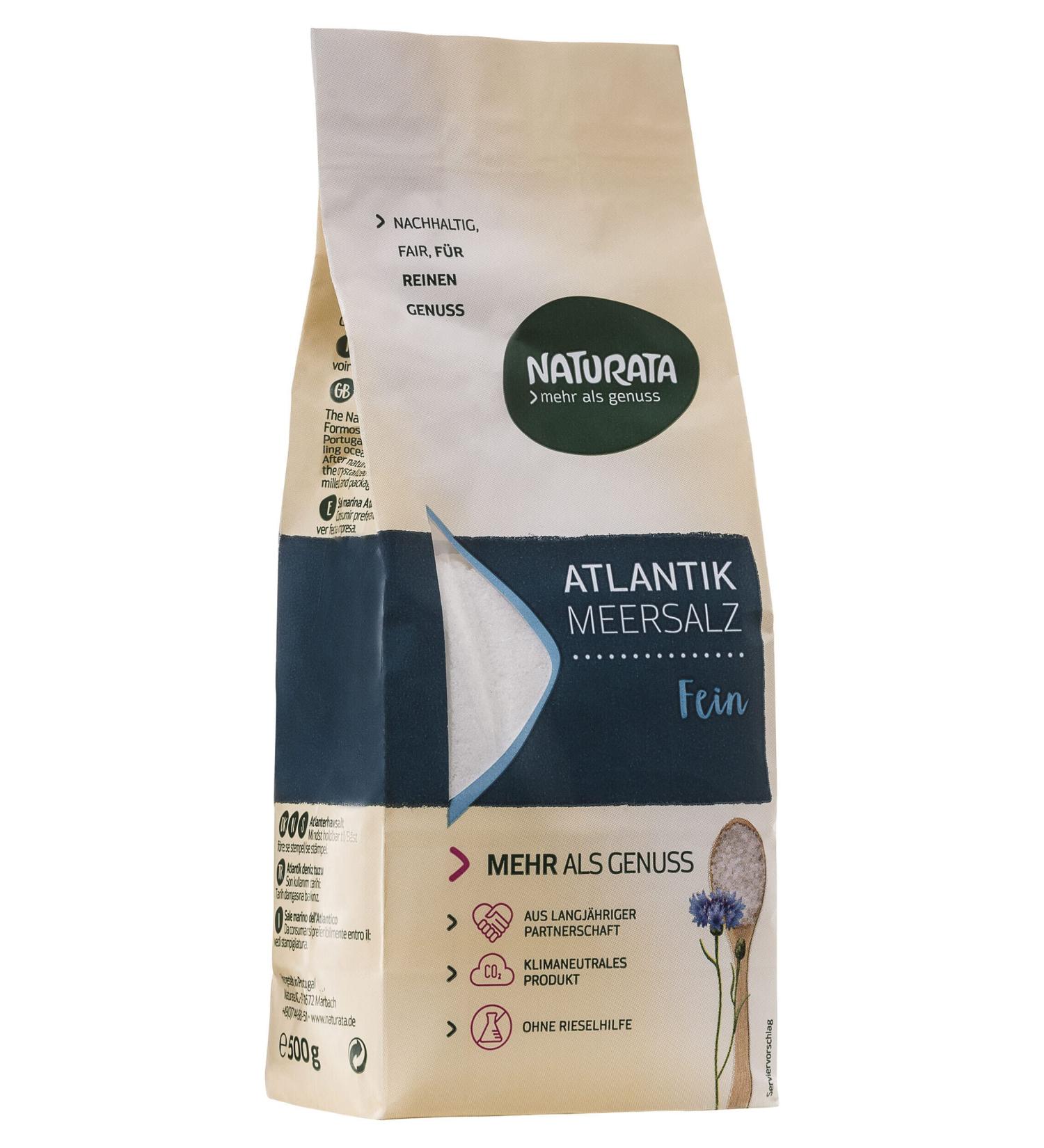 Naturata Naturata Fine Atlantic Sea Salt (500g)