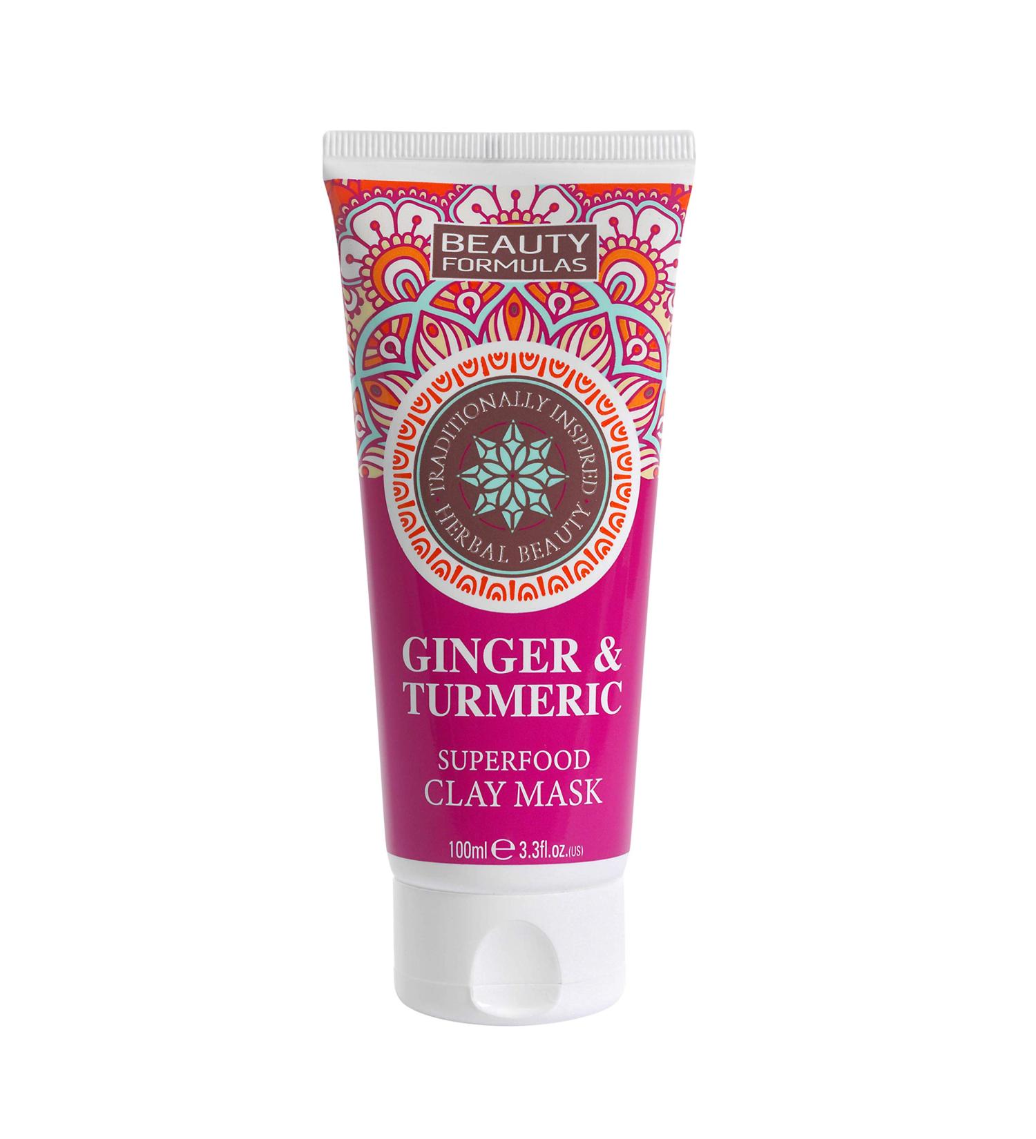 Beauty Formulas Ginger & Turmeric Superfood Clay Mask - Buy Online on GoSupps.com