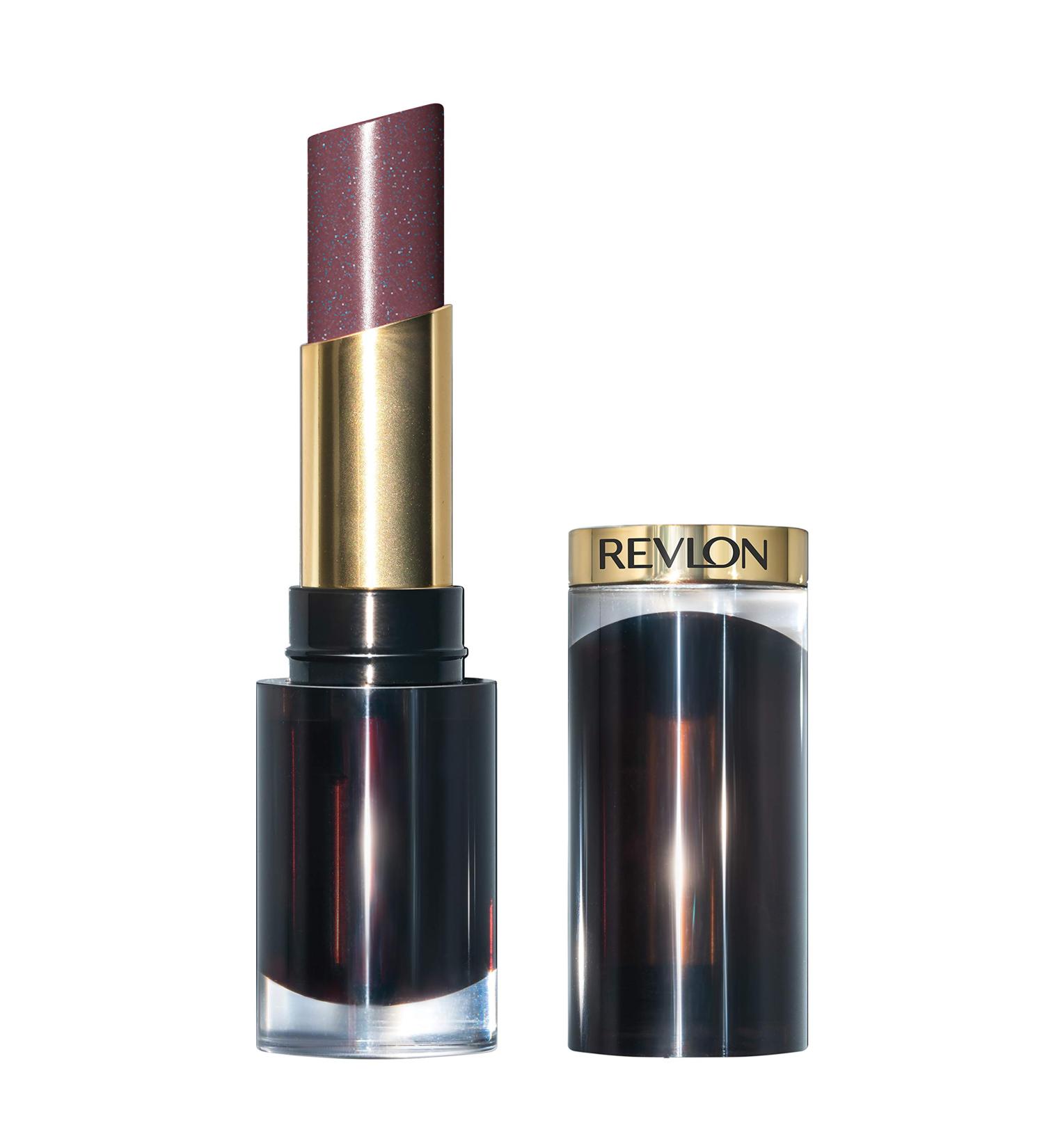 REVLON Super Lustrous Glass Shine Lipstick - Glistening Purple (011) 0.15 oz | Moisturizing Lip Color with Aloe, Hyaluronic Acid, and Rose Quartz | Long-lasting Formula - Buy Online on GoSupps.com