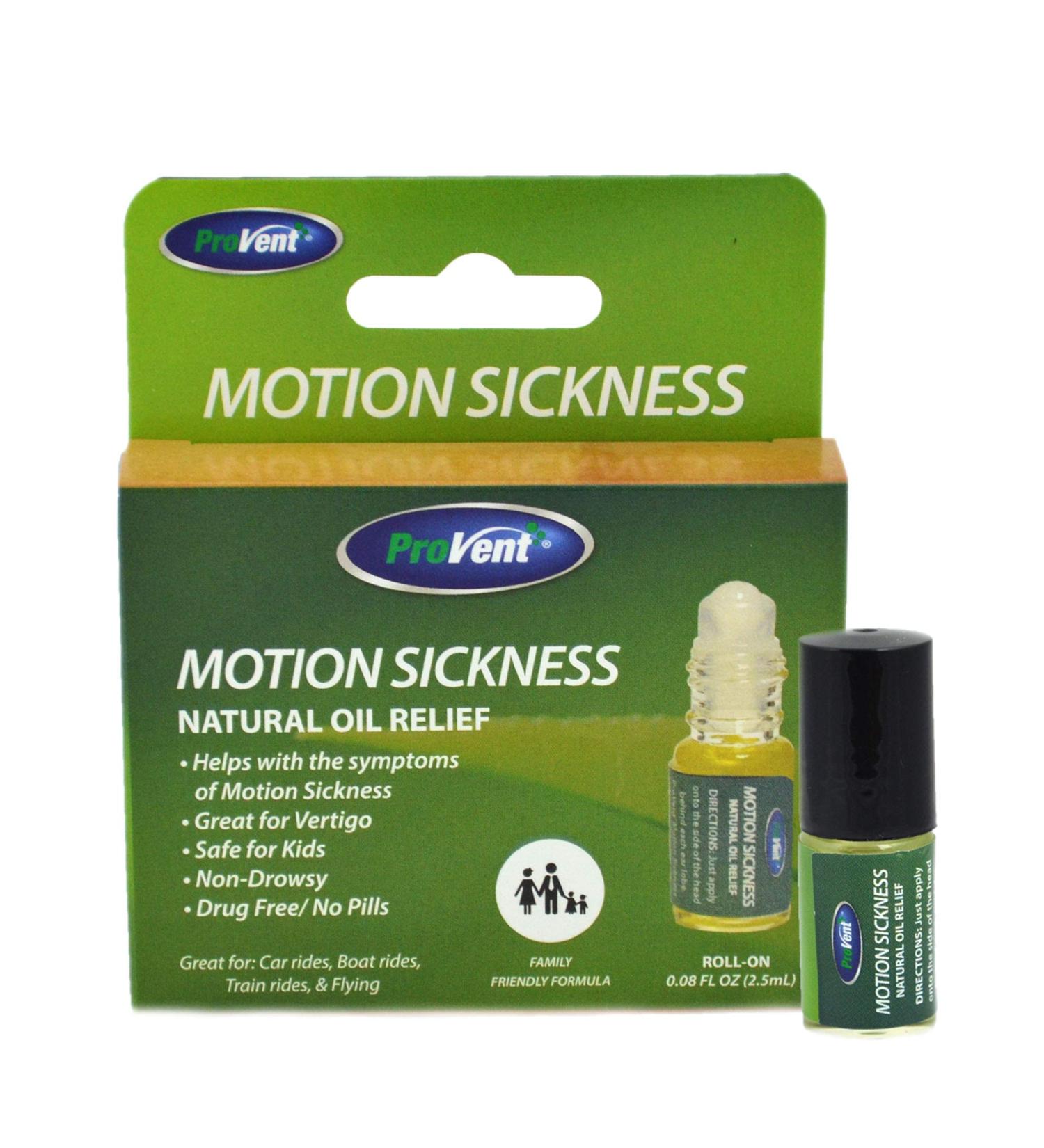 Provent Motion Sickness Relief Roll-On - 0.08 fl oz | Natural & Effective - Buy Online on GoSupps.com