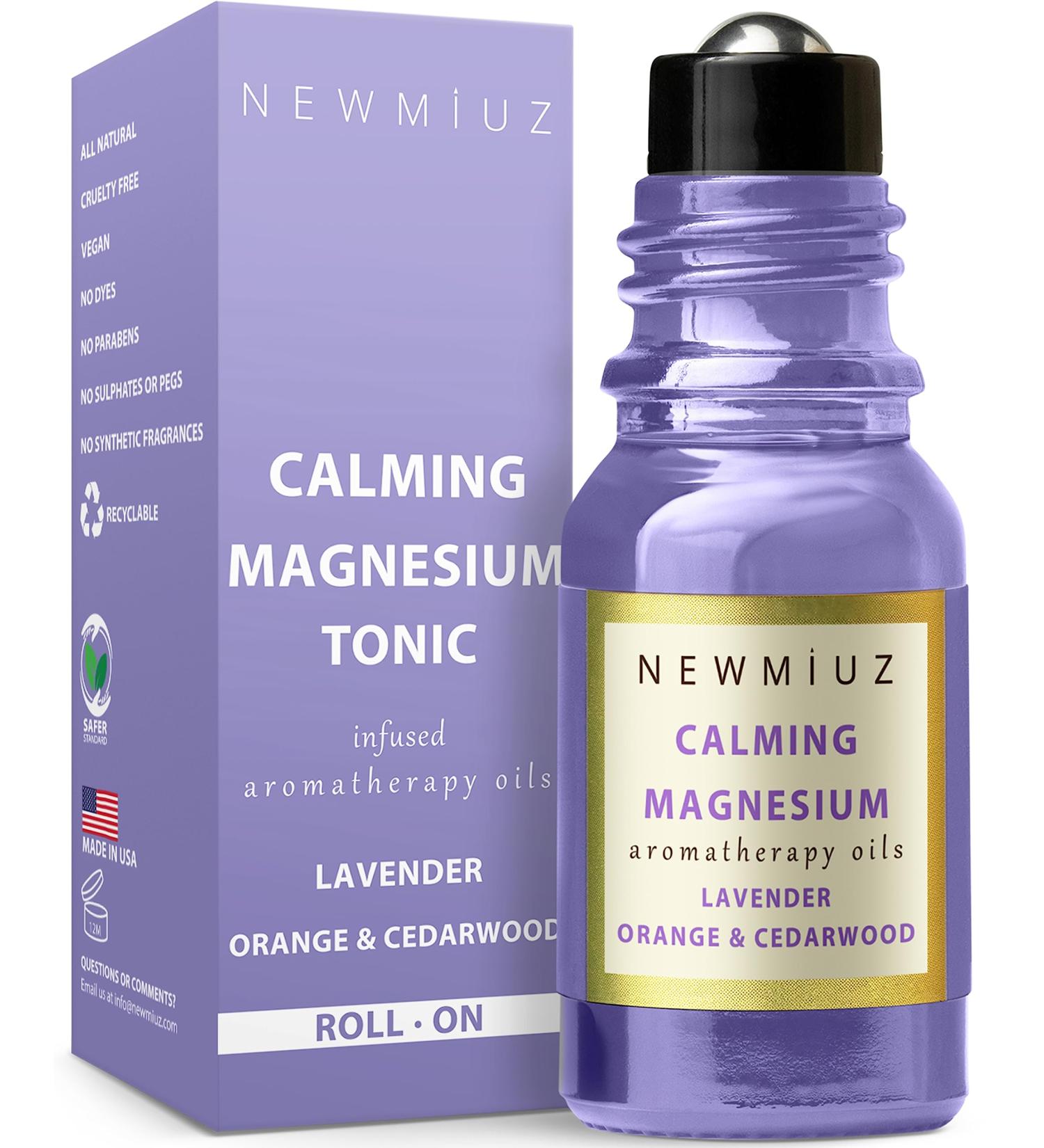 Soothing Magnesium Scooter with Lavender Orange & Cedarwood Essential Oil - Relaxing Aromatherapy for Self-Care & Relaxation | International Shipping - Buy Online on GoSupps.com