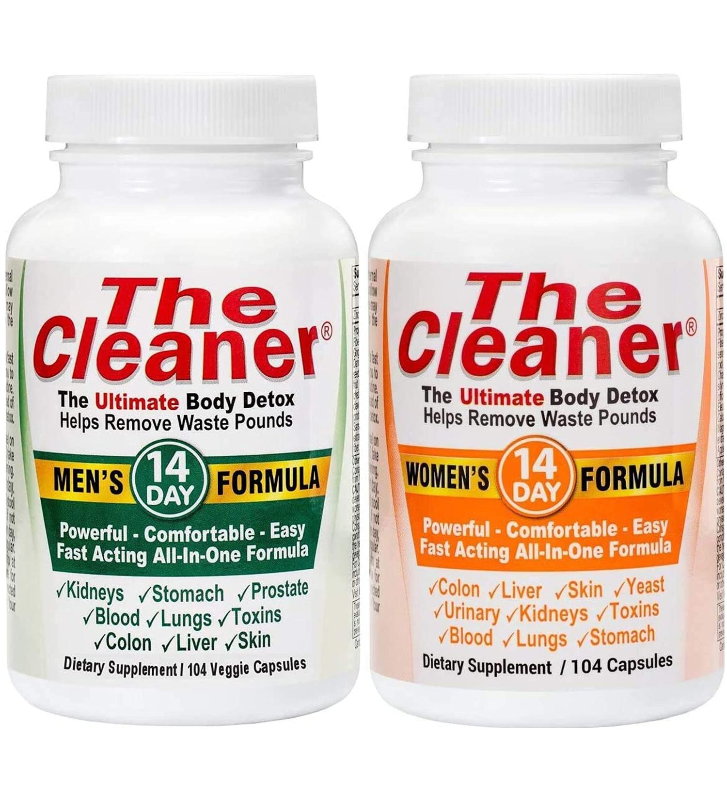 The Cleaner 14-Day Men's & Women's Formula - 104 Capsules Each - Buy Online on GoSupps.com