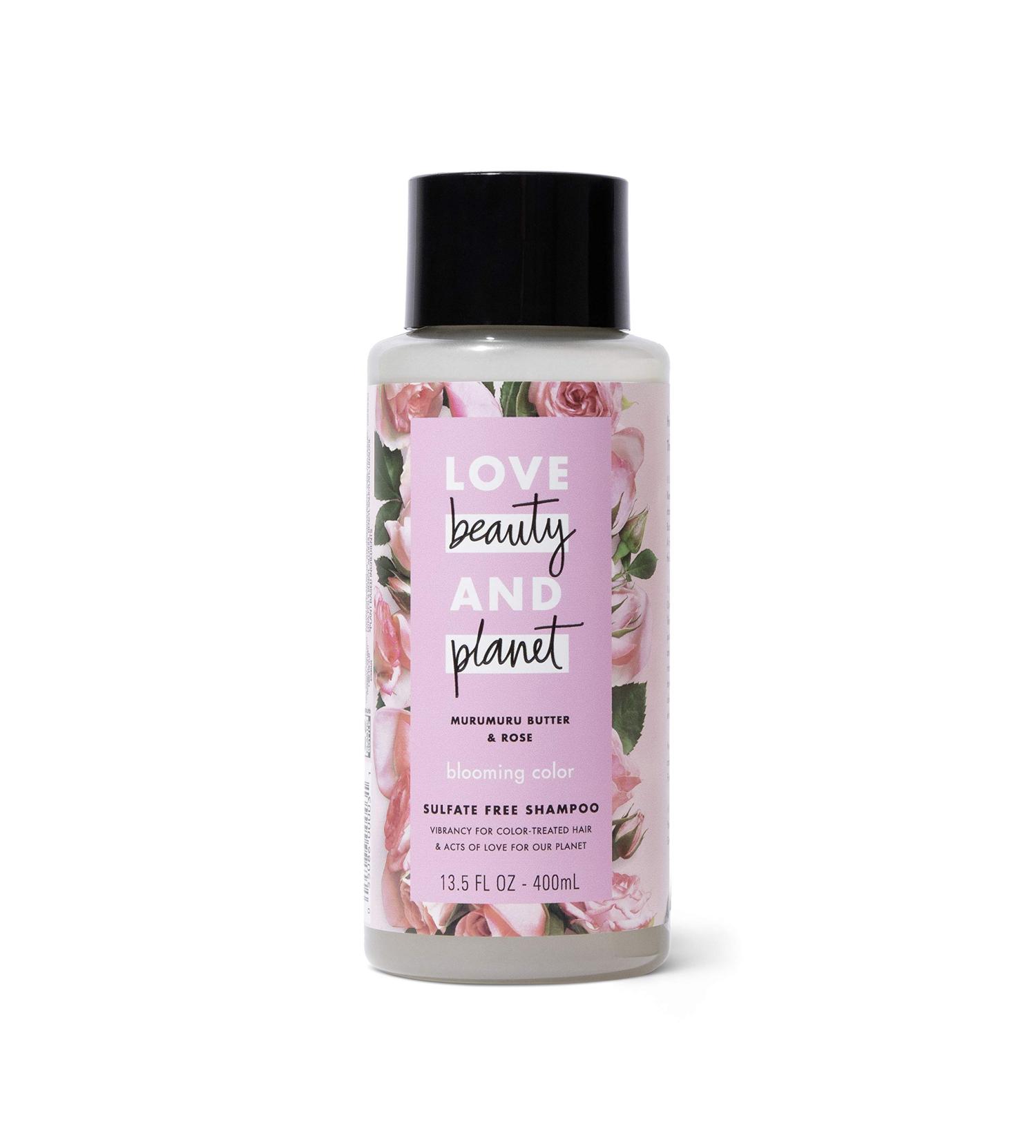Love Beauty and Planet Blooming Color Shampoo 13.5 oz | Vegan Sulfate-Free Paraben-Free for Color-Treated Hair | Murumuru Butter & Rose - Buy Online on GoSupps.com