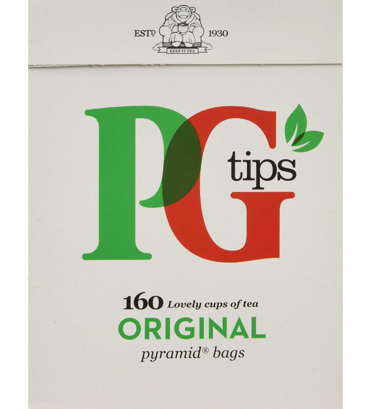 PG Tips Pyramid Tea Bags 160 Count Box (Pack of 1) - Buy Online on GoSupps.com