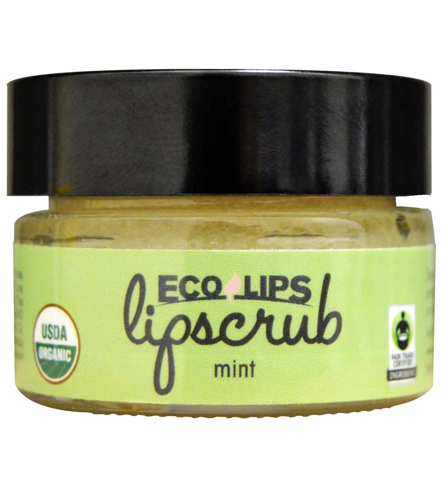 Ecolips Ecolips Organic Lip Scrub, Mint, 0.5 Ounce Mint 0.5 Ounce