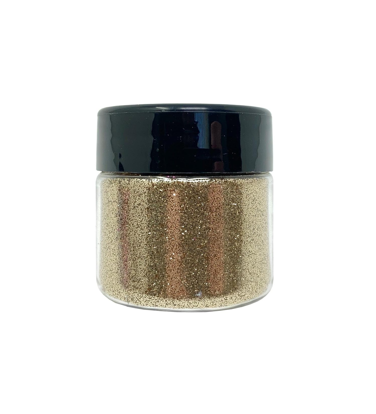 Biodegradable Lustrous Gold Ultra-Fine Glitter - Vegan Cruelty Free 0.75 oz Jar | Eco-Friendly Cosmetic Grade - Buy Online on GoSupps.com