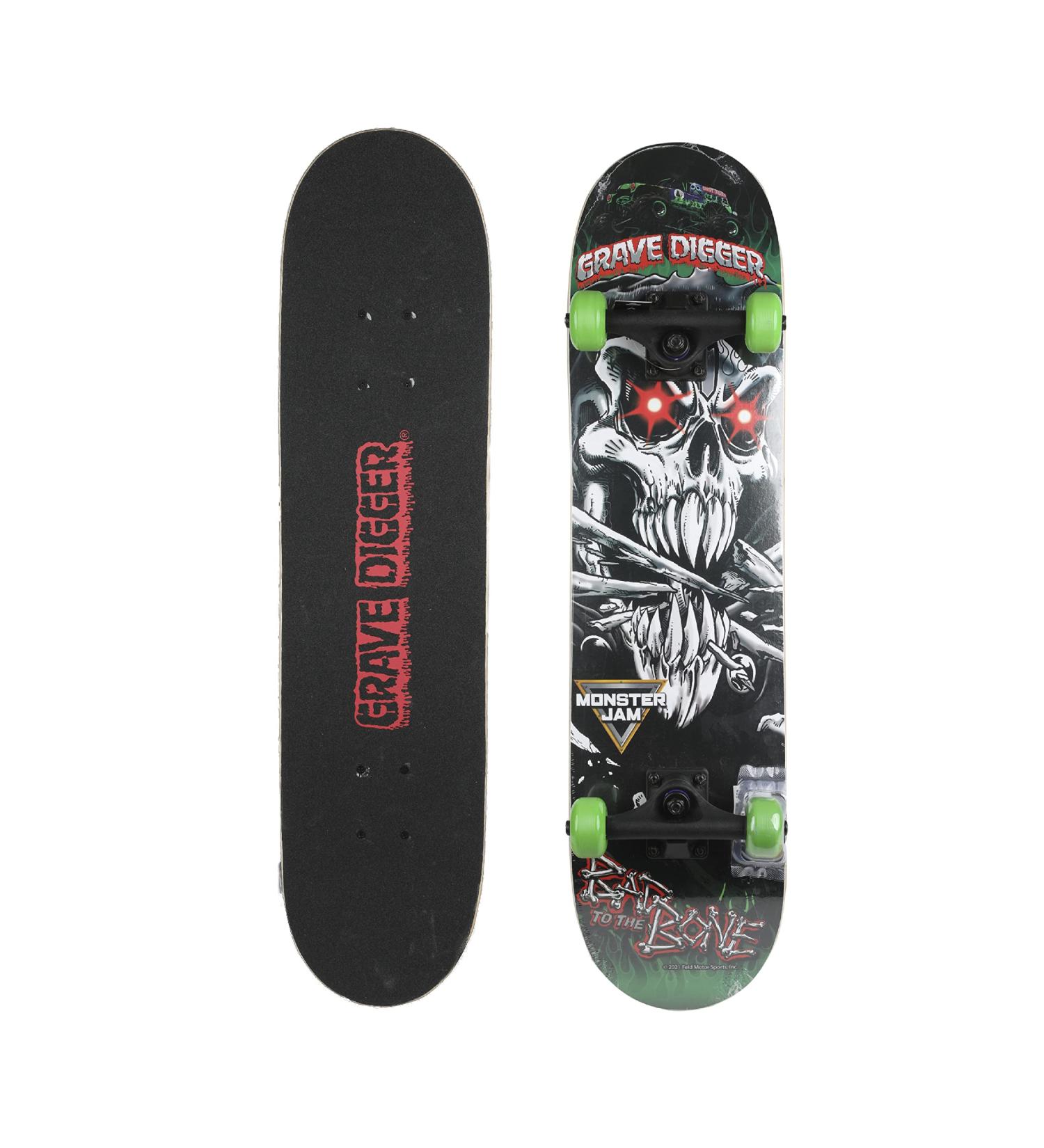 Monster Jam 31 Skateboard - 9-Ply Maple Desk Skateboard for Cruising, Carving, Tricks, and Downhill - Buy Online on GoSupps.com