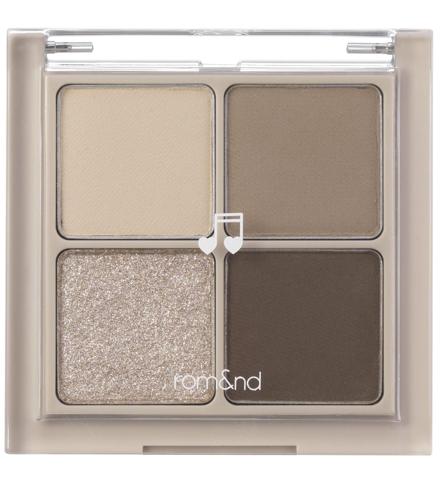 Rome & Romand Better Than Eyes 6 Color Eyeshadow Palette - Velvety Texture Long-Lasting Makeup Galaxy Pearl Glitter MLBB | M02 Dry Buckwheat Flower | 6g/0.21oz - Buy Online on GoSupps.com