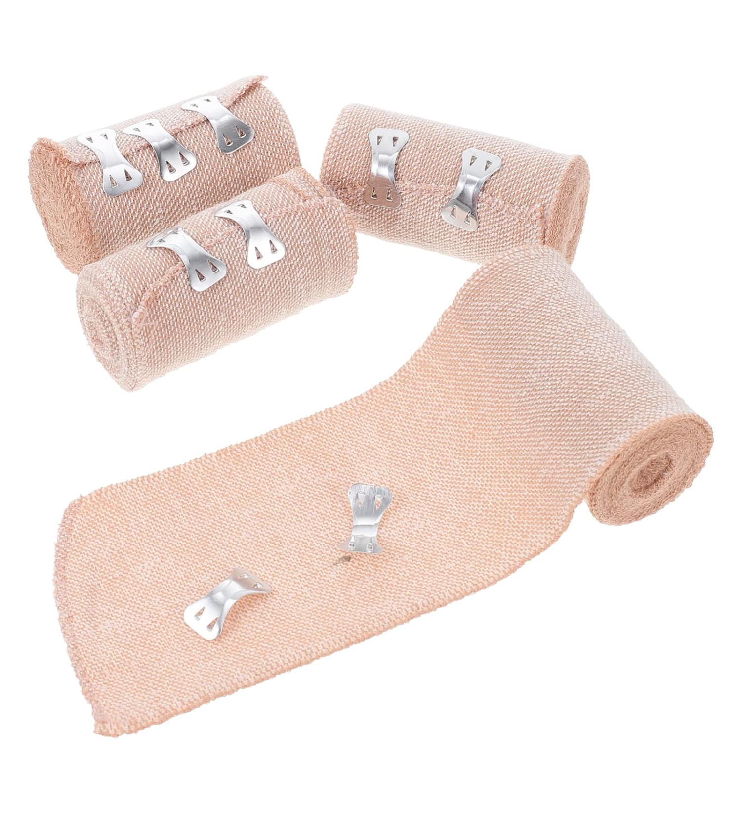 4 Rolls Plain Spandex Stretchy Athletic Tape - Knee & Calf Wraps Care Stickers for Sports & Fitness - Buy Online on GoSupps.com