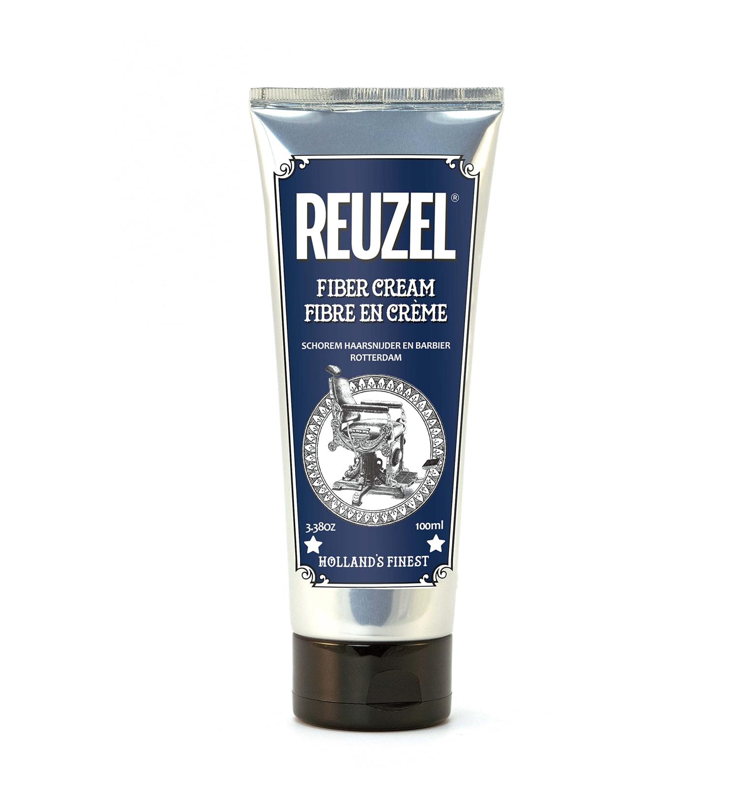Reuzel Fiber Cream 3.38 oz - Low Shine Finish Formula - Buy Online on GoSupps.com