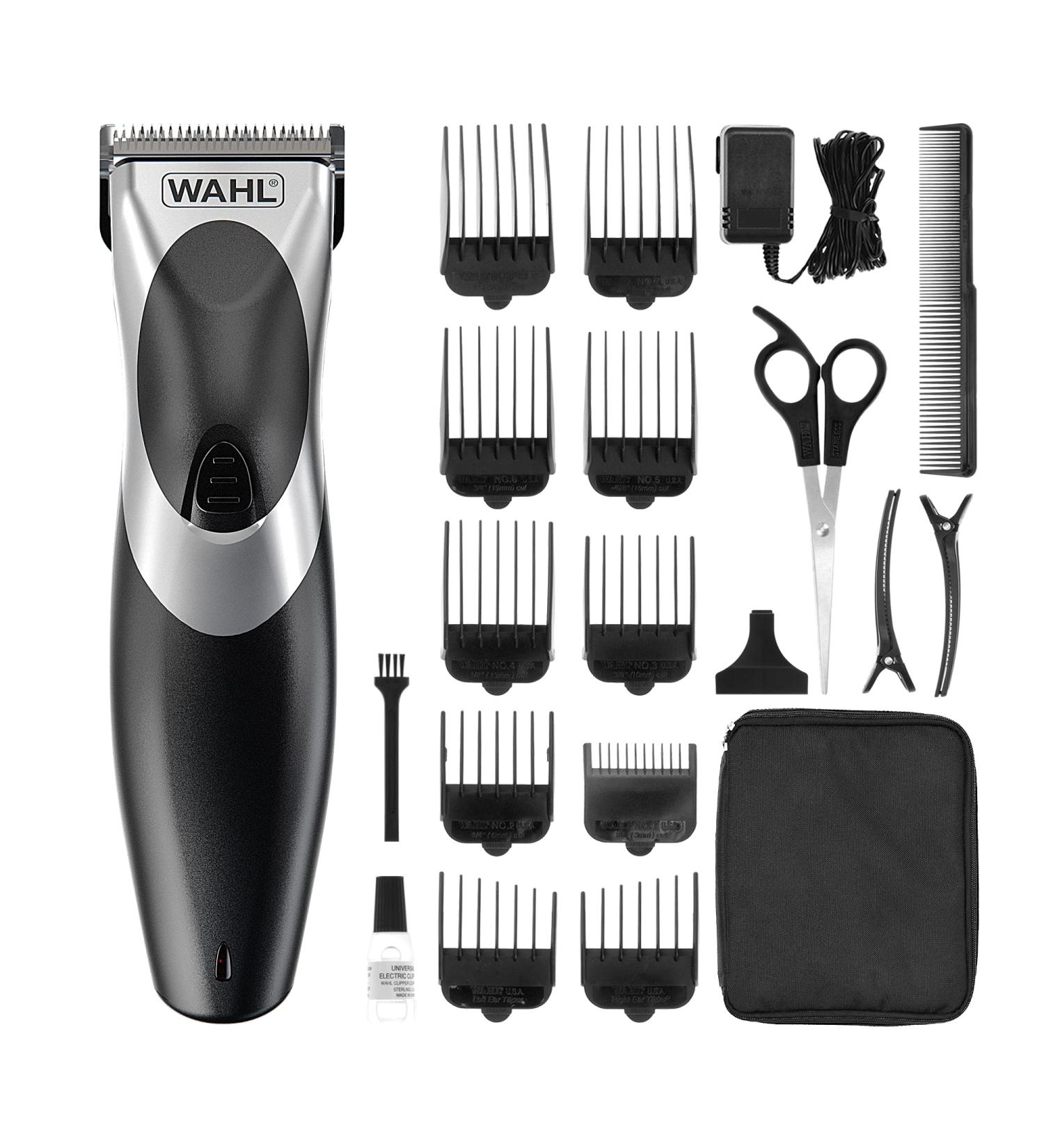 Wahl Clip N Rinse Cord/Cordless Hair Clipper Rechargeable Clipper Hair Clippers for Men Head Shaver Men's Hair Clipper Kit Male Grooming Set Corded Cordless Washable Head Home Hair Cutting single - Buy Online on GoSupps.com
