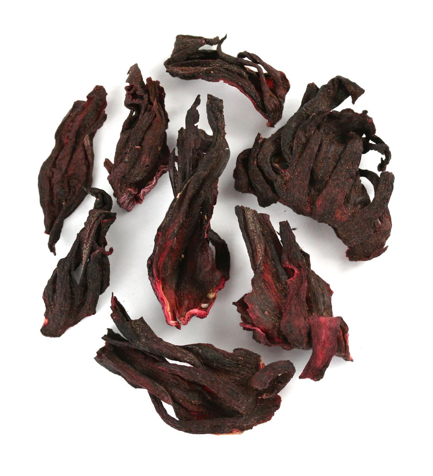 Organic Hibiscus Flowers Premium Loose Leaf Herbal Tea - Chiswick Tea Co - 50g Tin - Buy Online on GoSupps.com