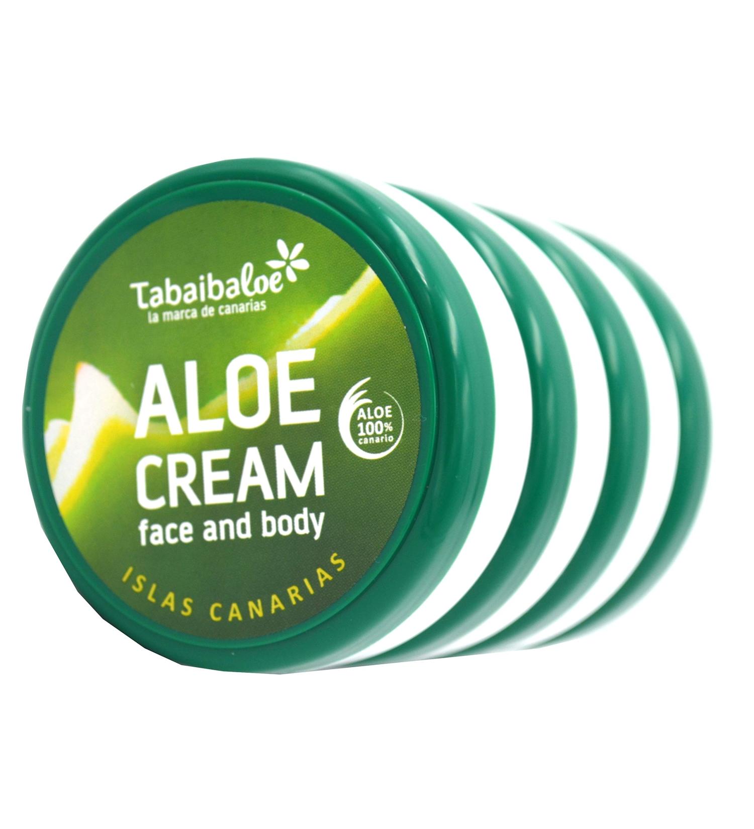 Aloe Vera Moisturizer for Face and Body 50 ml Tabaibaloe 4 pieces 50 ml (pack of 4)