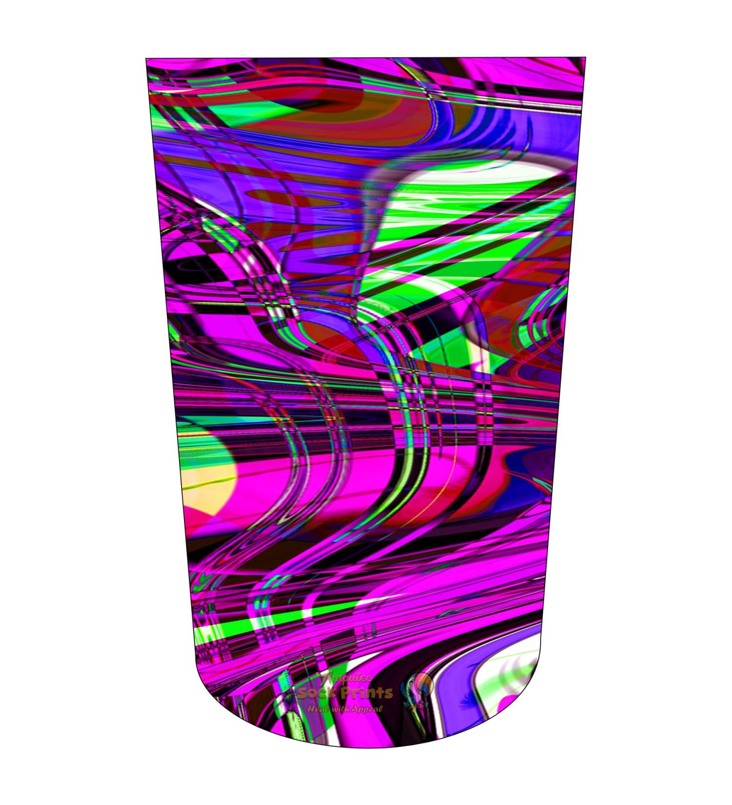 Shop Heal with Appeal V10 ATKA Amputee Sock - Bold Rich Pattern Stump Sock for Comfort & Style | International Shipping Available - Buy Online on GoSupps.com