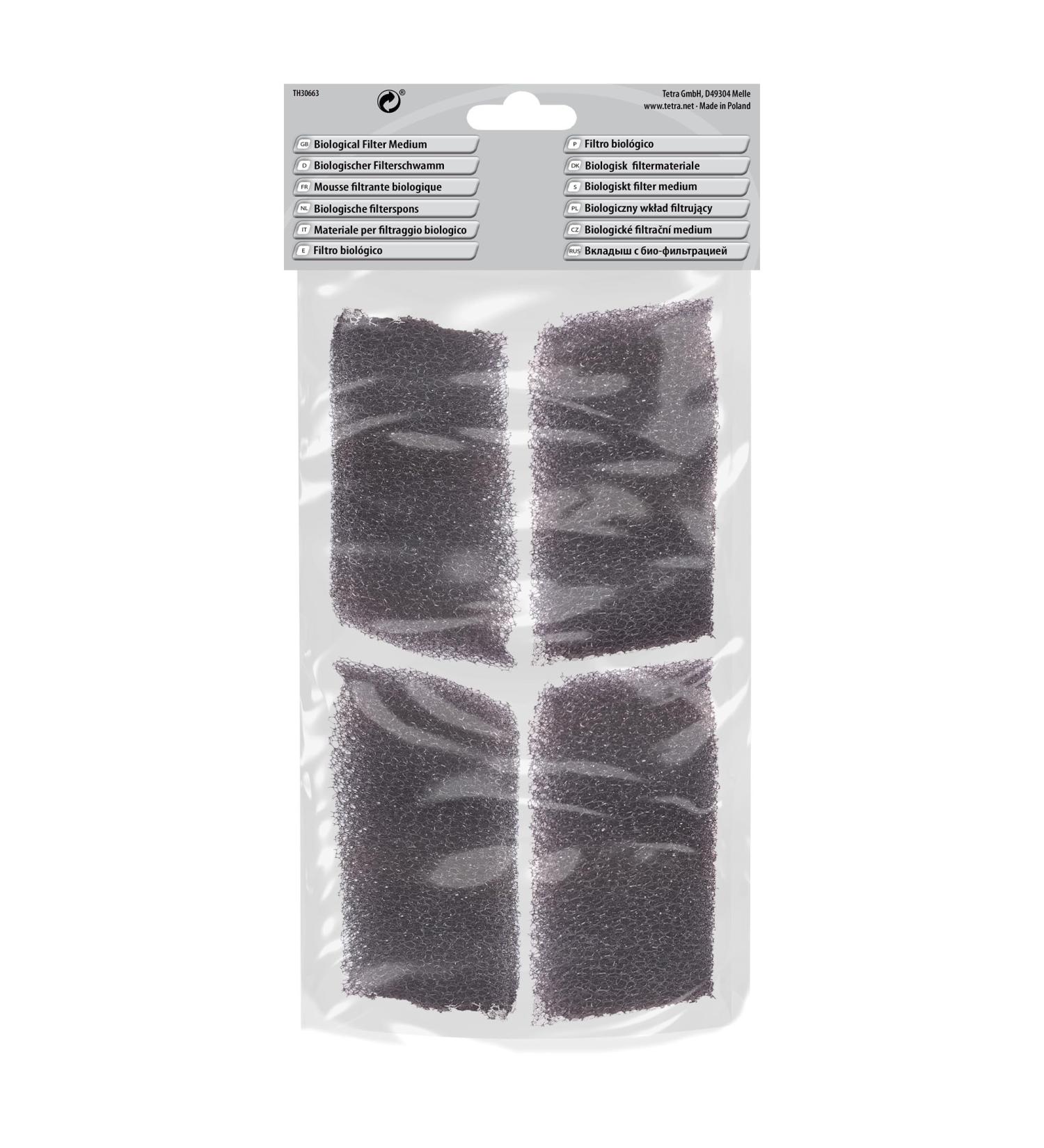 Tetra BF 800/1000 filter sponge - filter material for Tetra in 800 plus and in 1000 plus aquarium internal filter 4 pieces BF 800-1000/4 pieces (1 Pack) for in 800/1000 plus