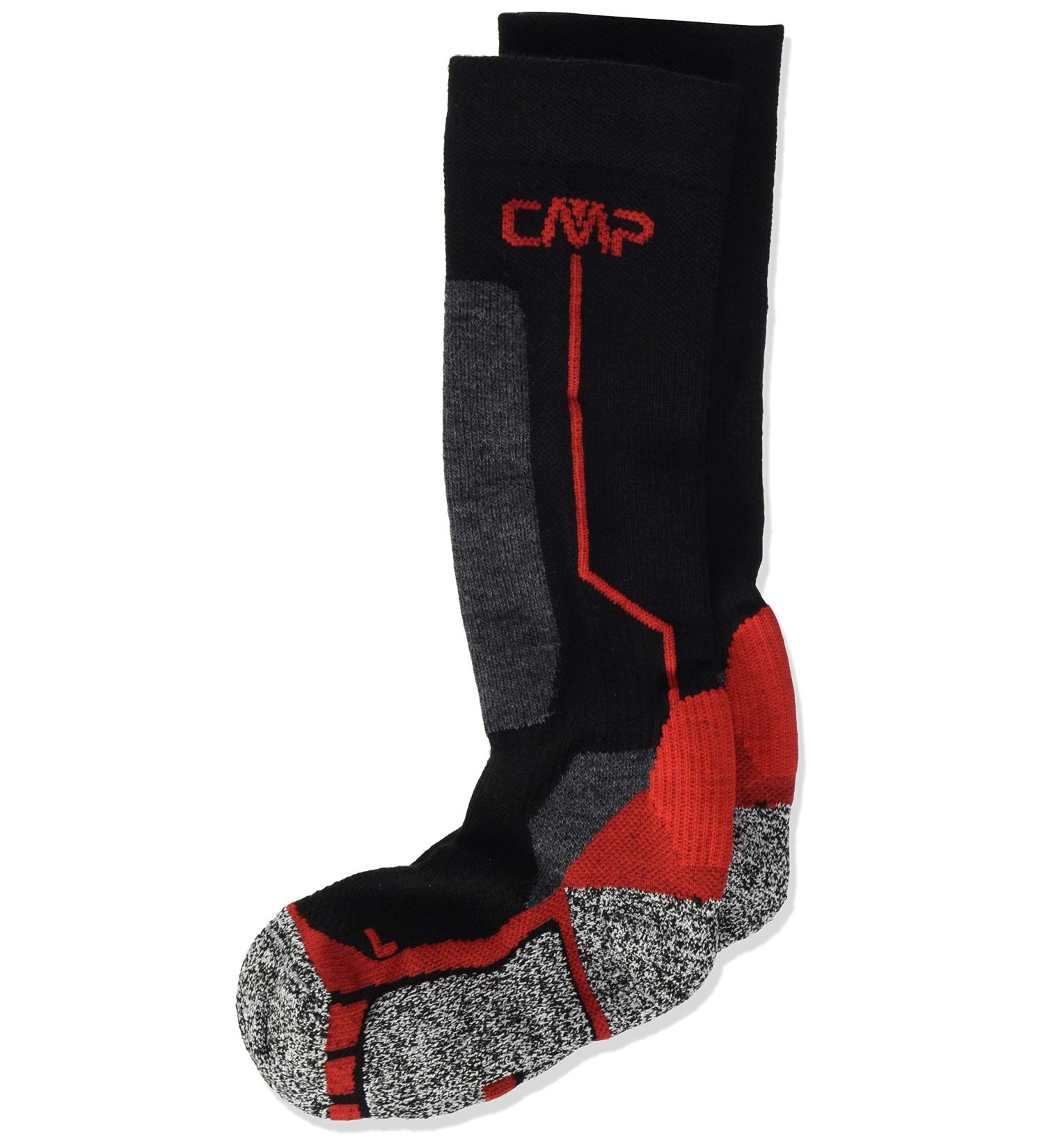 CMP Unisex Children's Wool Ski Socks Socks 34-36 Black-Ferrari