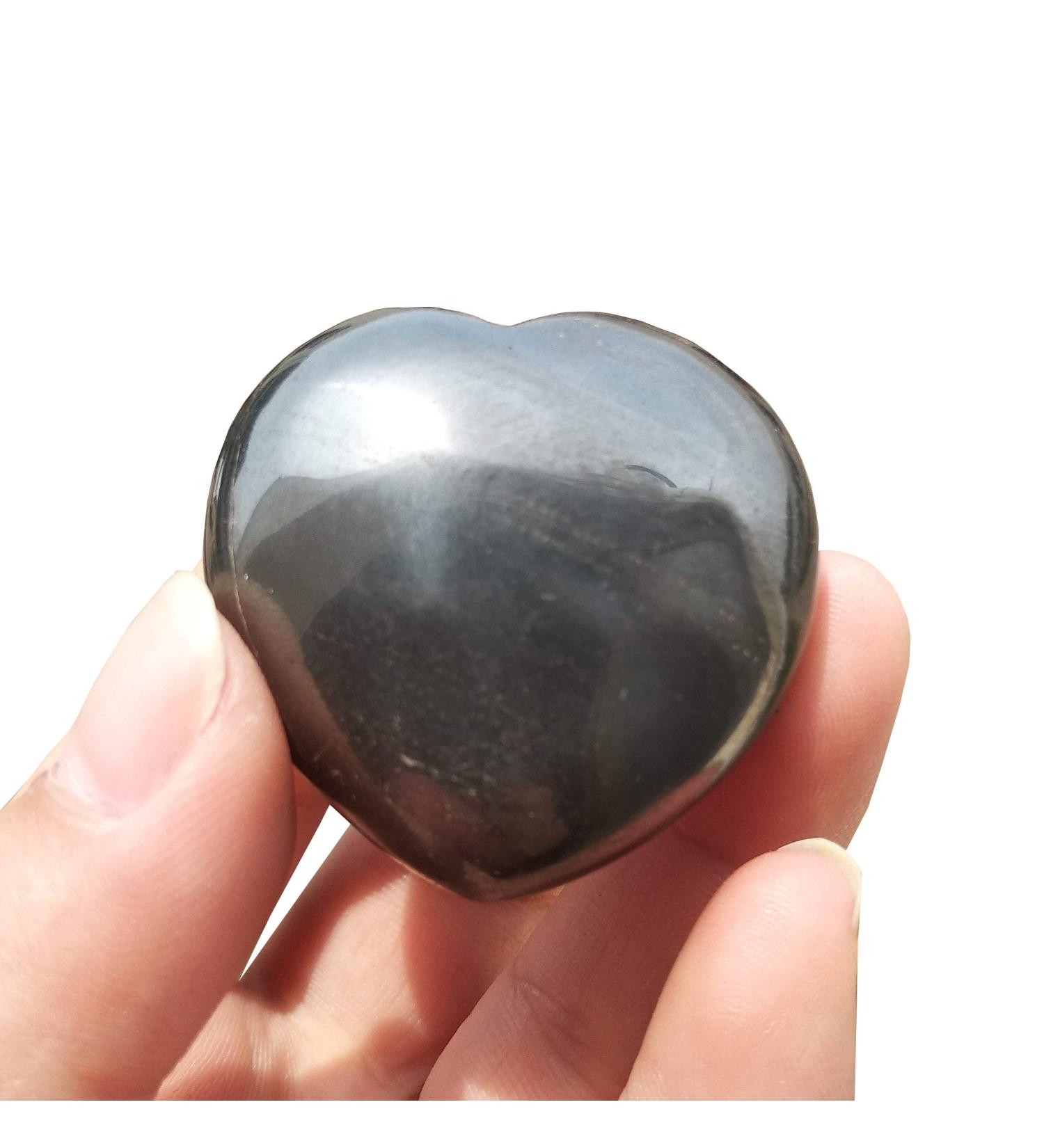 Natural Crystal Rough Home Decoration 1pcs Natural Iron ore Heart Crystal Love Heart for Stones - Buy Online on GoSupps.com