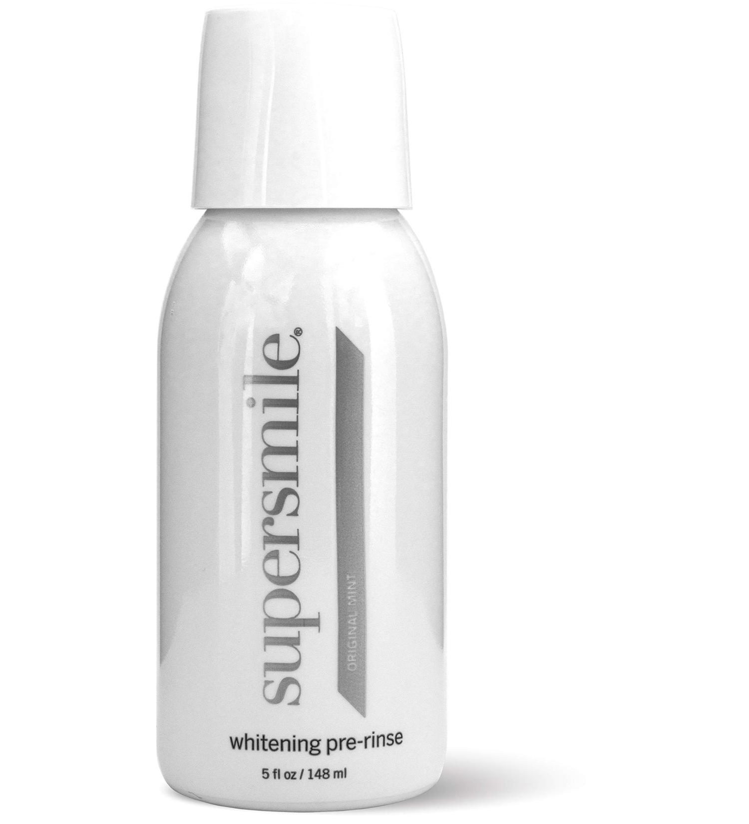 Supersmile Whitening Pre-Rinse | 5 Fl Oz Clinically Formulated Dental Mouthwash - Buy Online on GoSupps.com