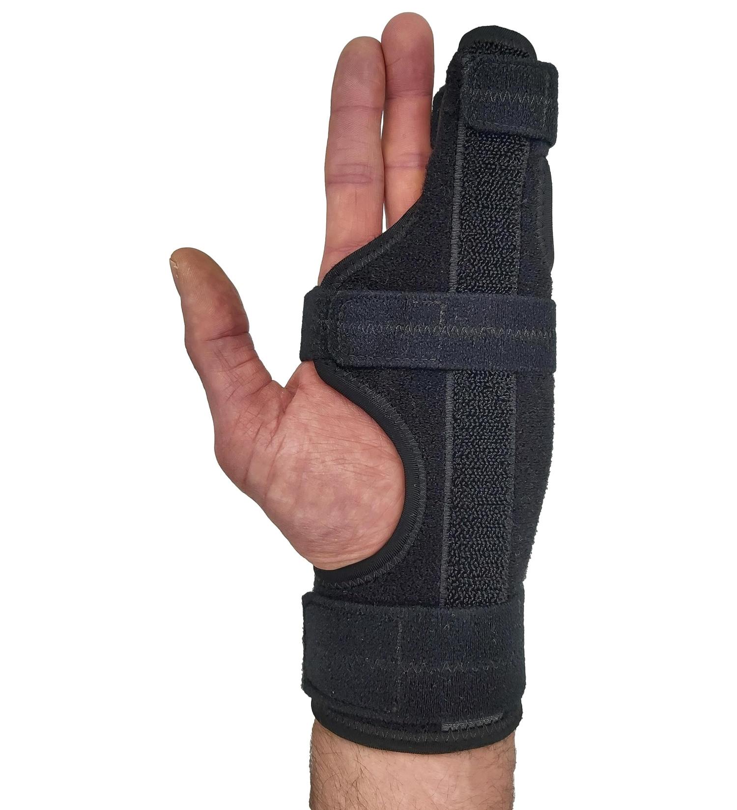Metacarpal Finger Splint Hand Brace - Left Hand, Small/Med Size - Support for Broken Fingers, Wrist & Hand Injuries - Buy Online on GoSupps.com
