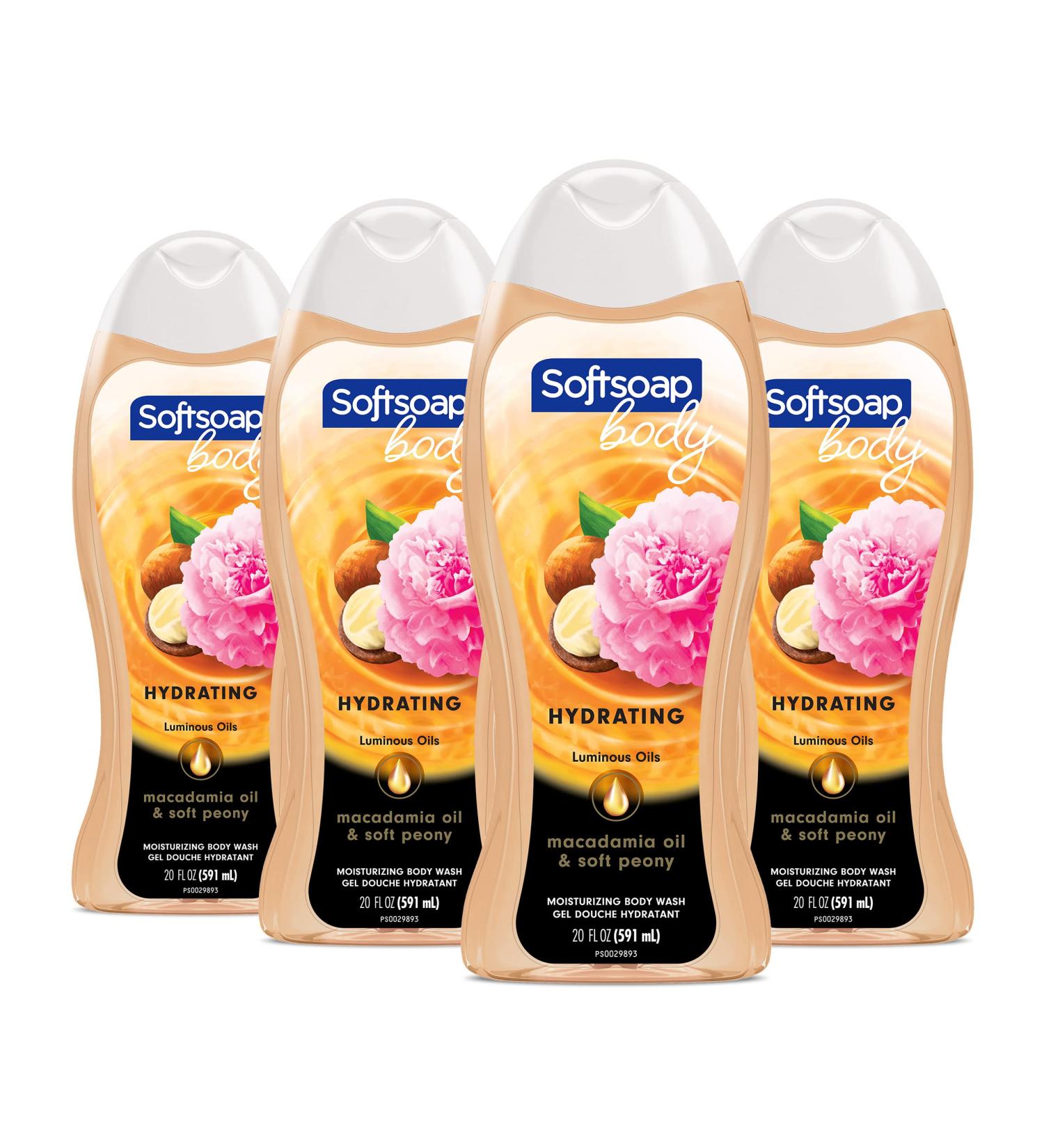 Softsoap Luminous Oils Macadamia & Peony Body Wash - 20 fl oz - Buy Online on GoSupps.com