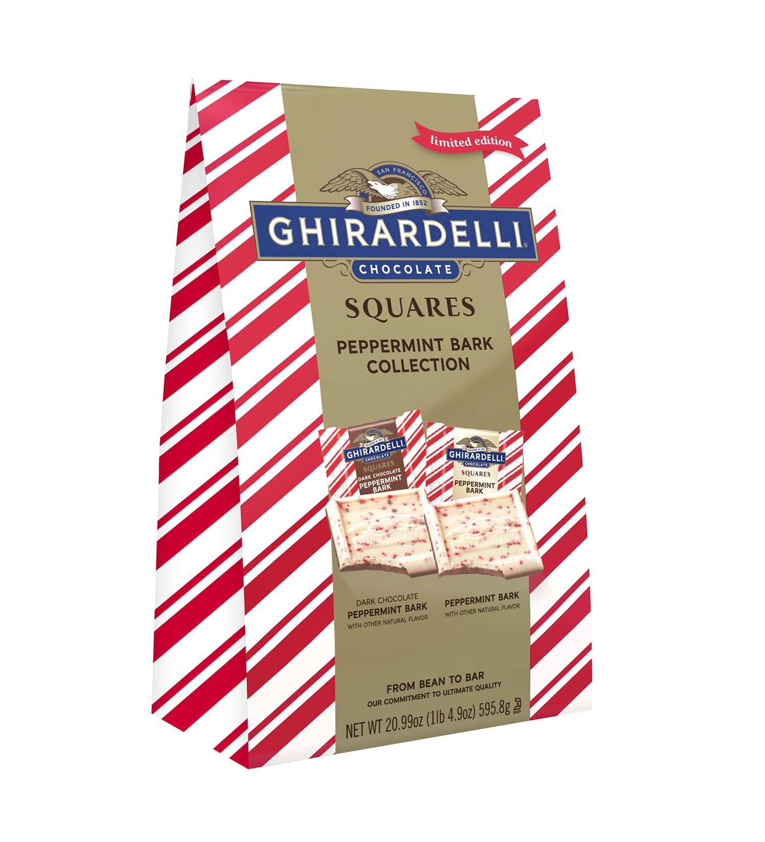 Ghirardelli Peppermint Bark Assorted Chocolates - 20.99 OZ Bag - Buy Online on GoSupps.com