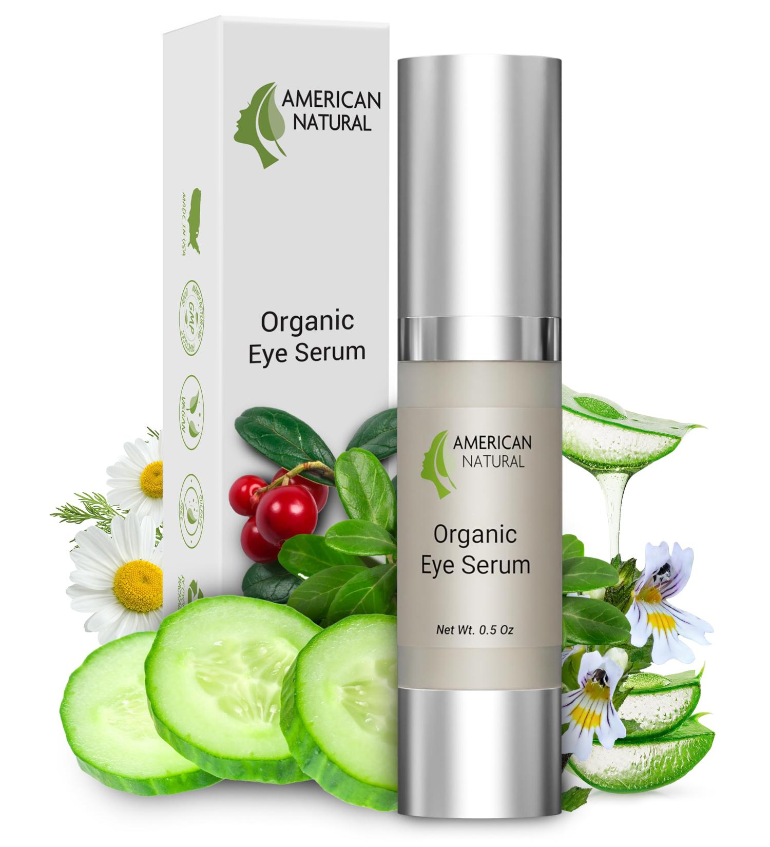 Buy Blend Organic Eye Serum | Dark Circle Remover & Anti-Aging Eye Cream for Puffiness & Bags | 0.5oz - International Shipping Available - Buy Online on GoSupps.com