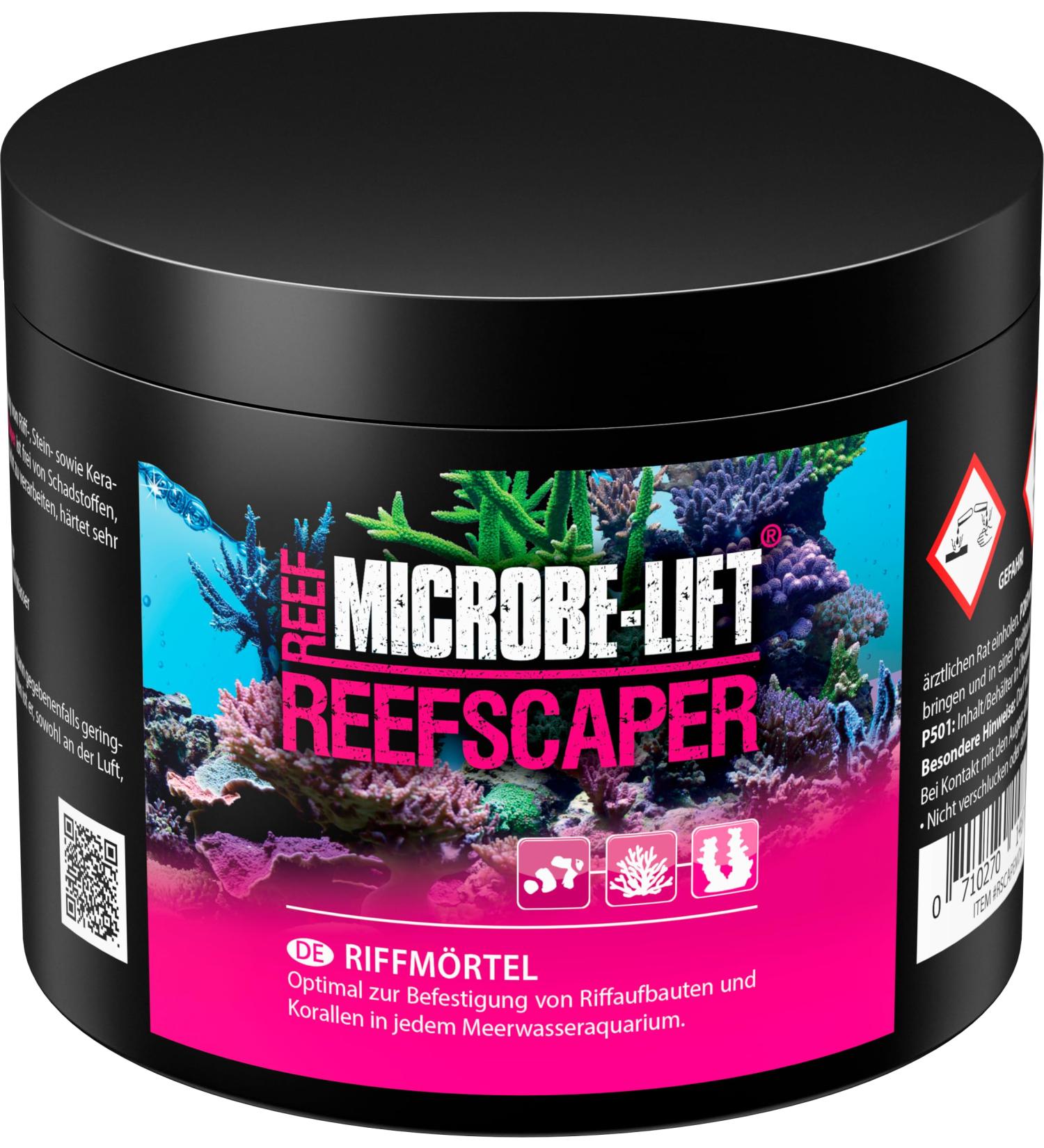 Microbe Lift Reefscaper - 500g | Professional Reef Mortar for Stable Coral & Reef Structure Attachment in Seawater Aquariums - Buy Online on GoSupps.com