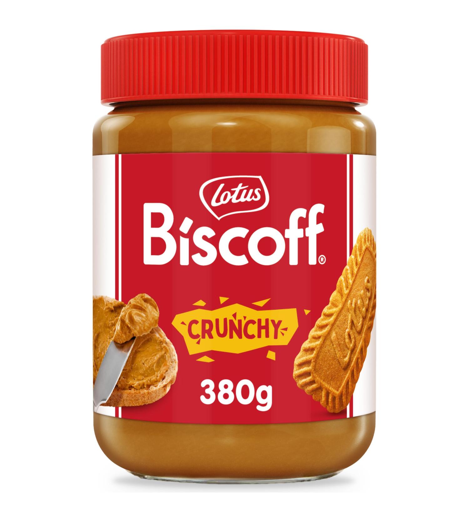 Lotus Biscoff | Biscoff P te Tartiner | Crunchy | Vegan | Sans Fruits Coque | Sans Colorant ni Ar mes Artificiels | Pot PET | 380g - Buy Online on GoSupps.com