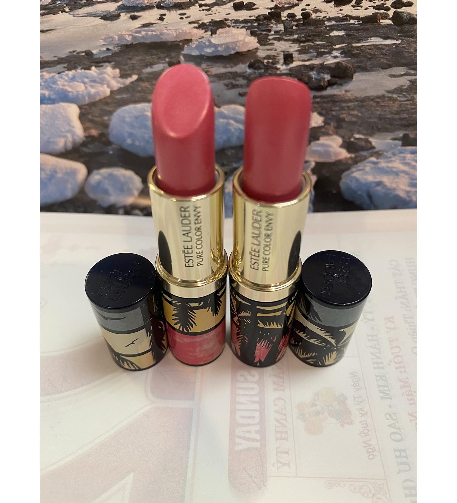 Estee Lauder 2 Pack Pure Color Envy Hi-Lustre Lipstick 223 Candy 0.12 oz - Unboxed Sample Size - Buy Online on GoSupps.com
