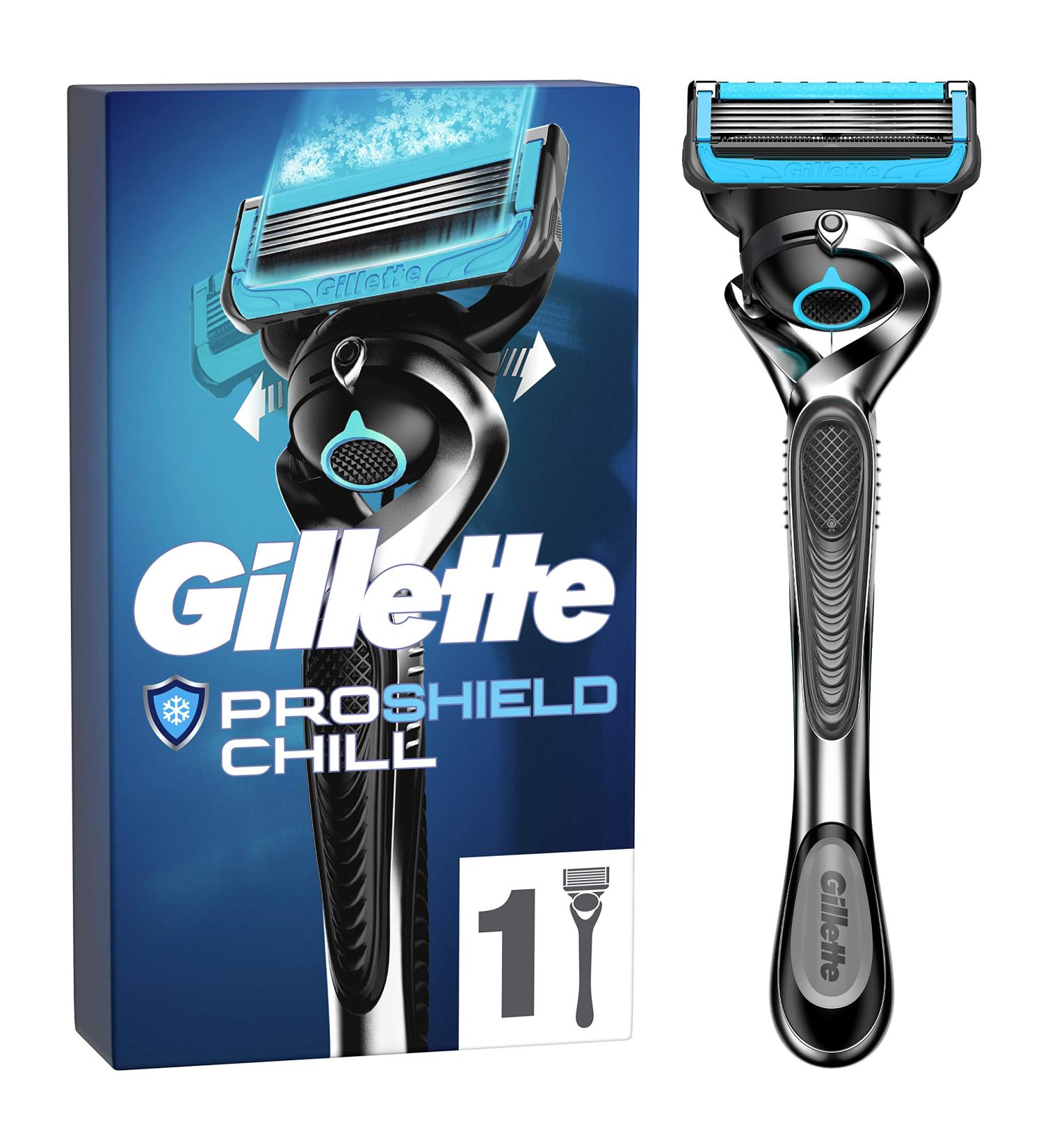 Gillette Mach3 Fusion Proshield Chill - 4 Pack | International Shipping Available - Buy Online on GoSupps.com