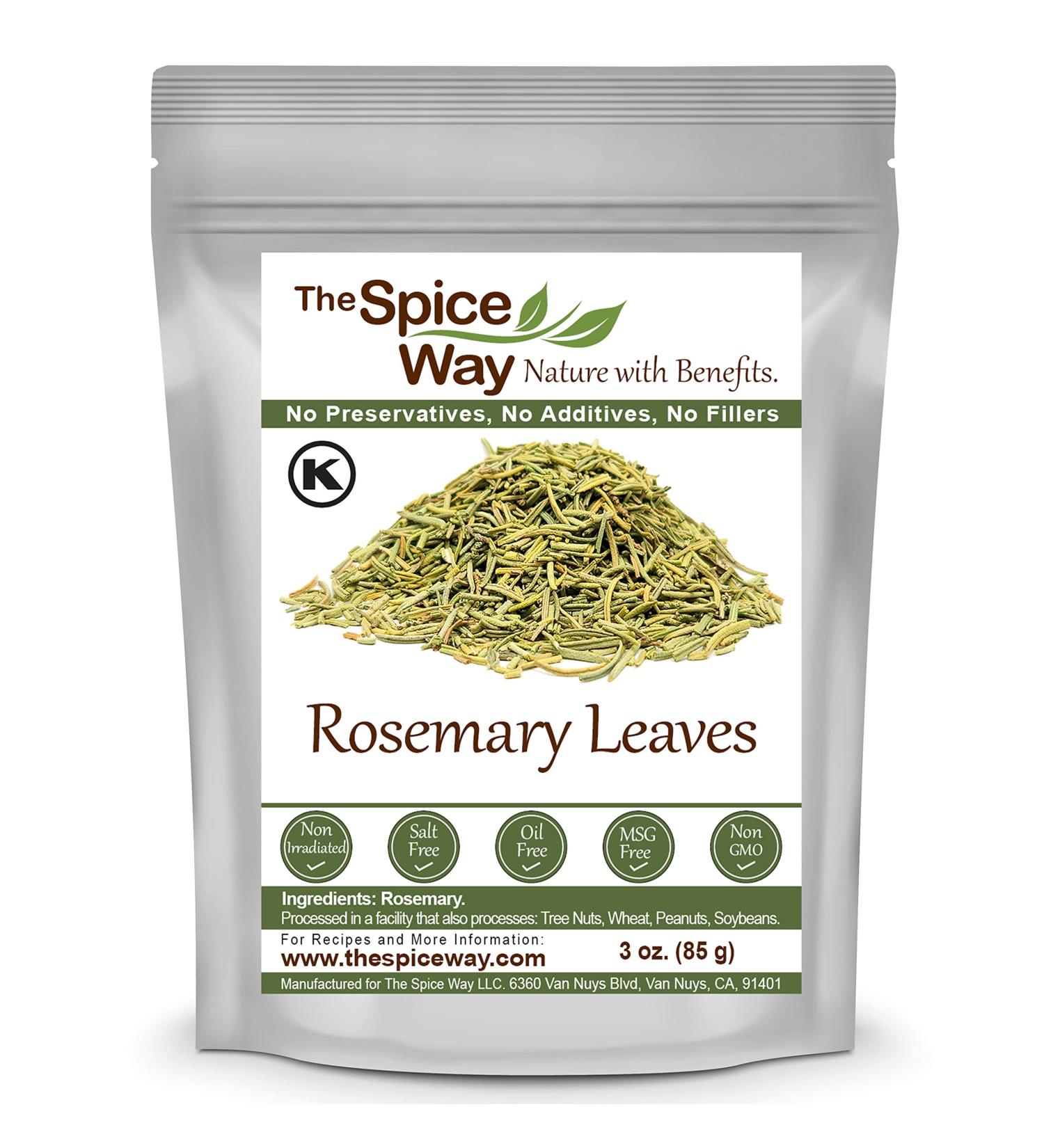 The Spice Way Rosemary Leaves - 3 oz: Premium Quality Herbs for Cooking and Seasoning - Buy Online on GoSupps.com
