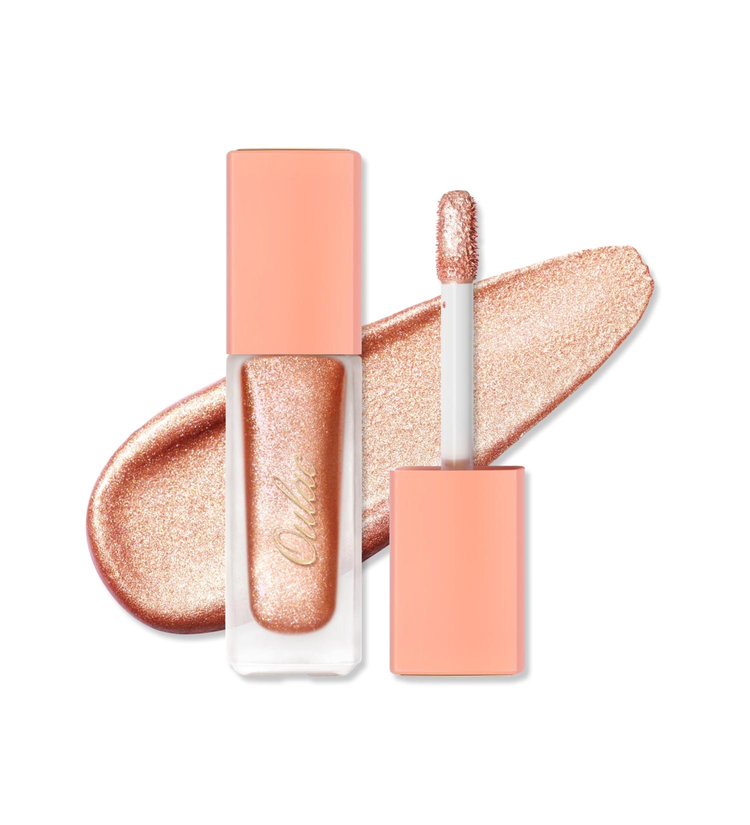 Buy Oulac Glitter Eyeshadow Liquid | Vegan & Cruelty-Free Liquid Eyeliner | Smooth Shimmer Makeup | 5.4g Sahara Gold - International Shipping Available - Buy Online on GoSupps.com