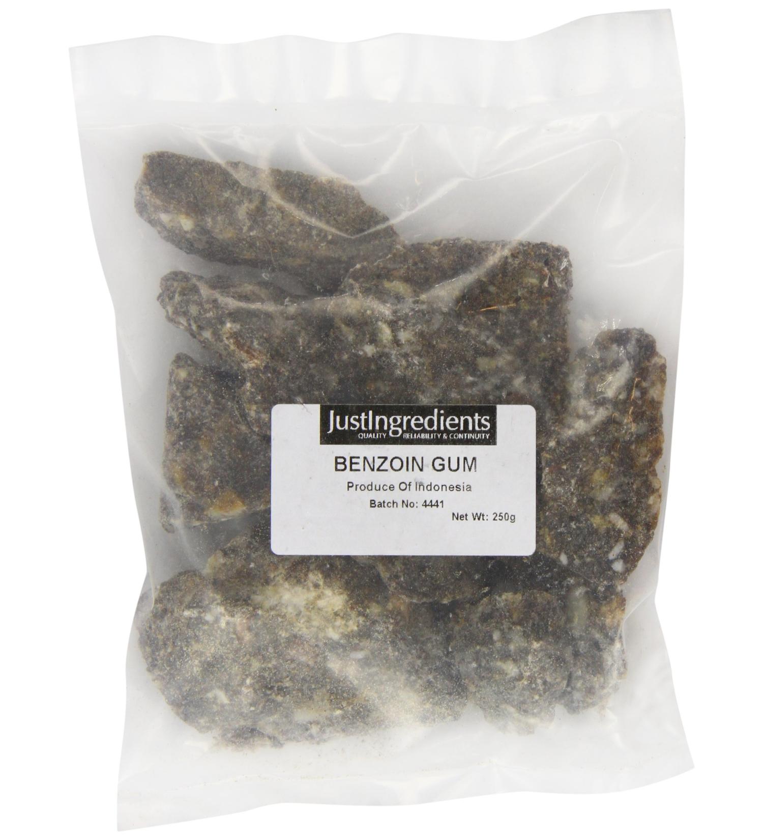 JustIngredients Essential Benzoin Resin 250g - Buy Online on GoSupps.com