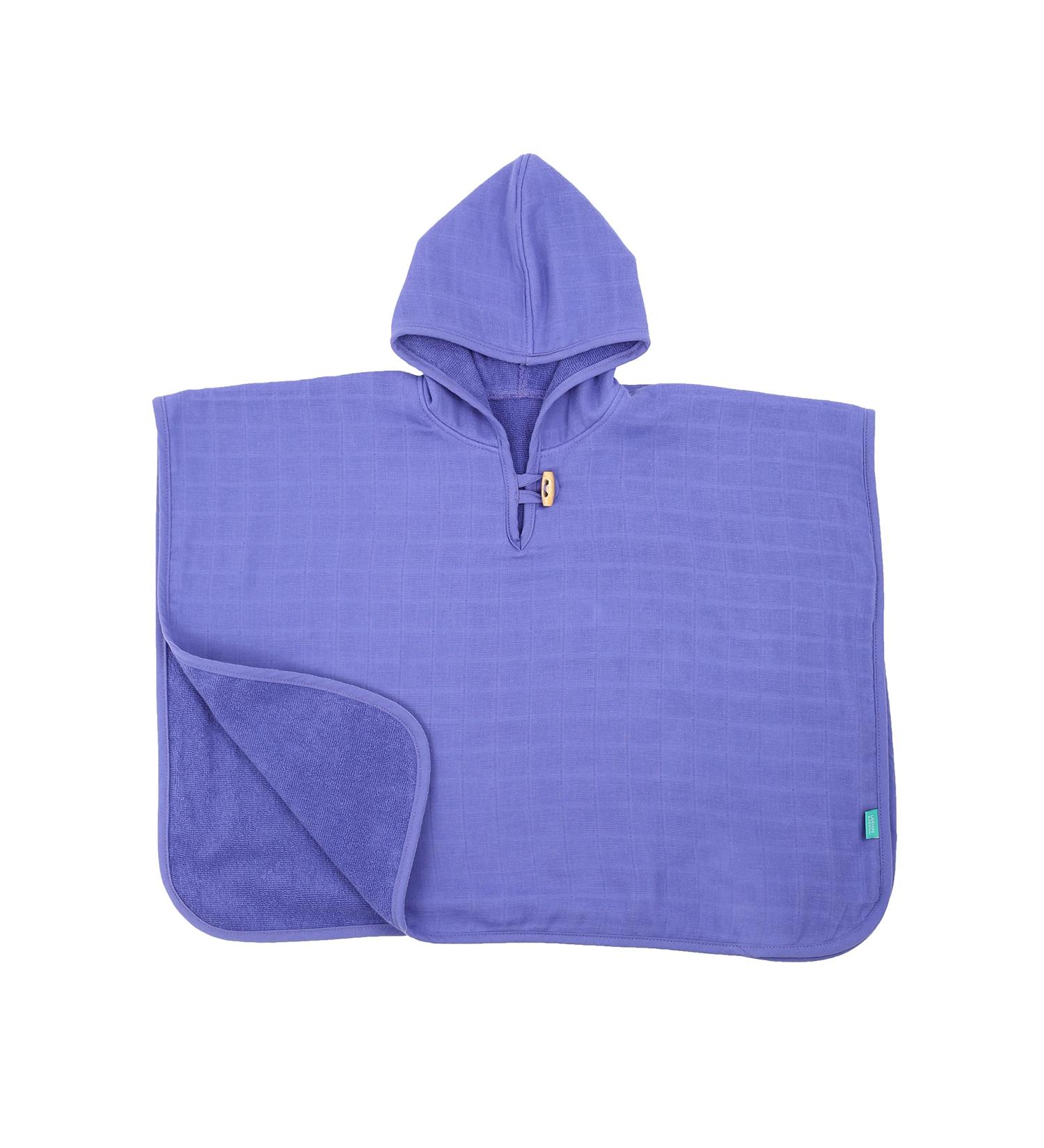 Shop Urban Kanga Bath Poncho for Kids | Two-Sided Hooded Poncho for Babies Age 1 - Iris Color - Buy Online on GoSupps.com