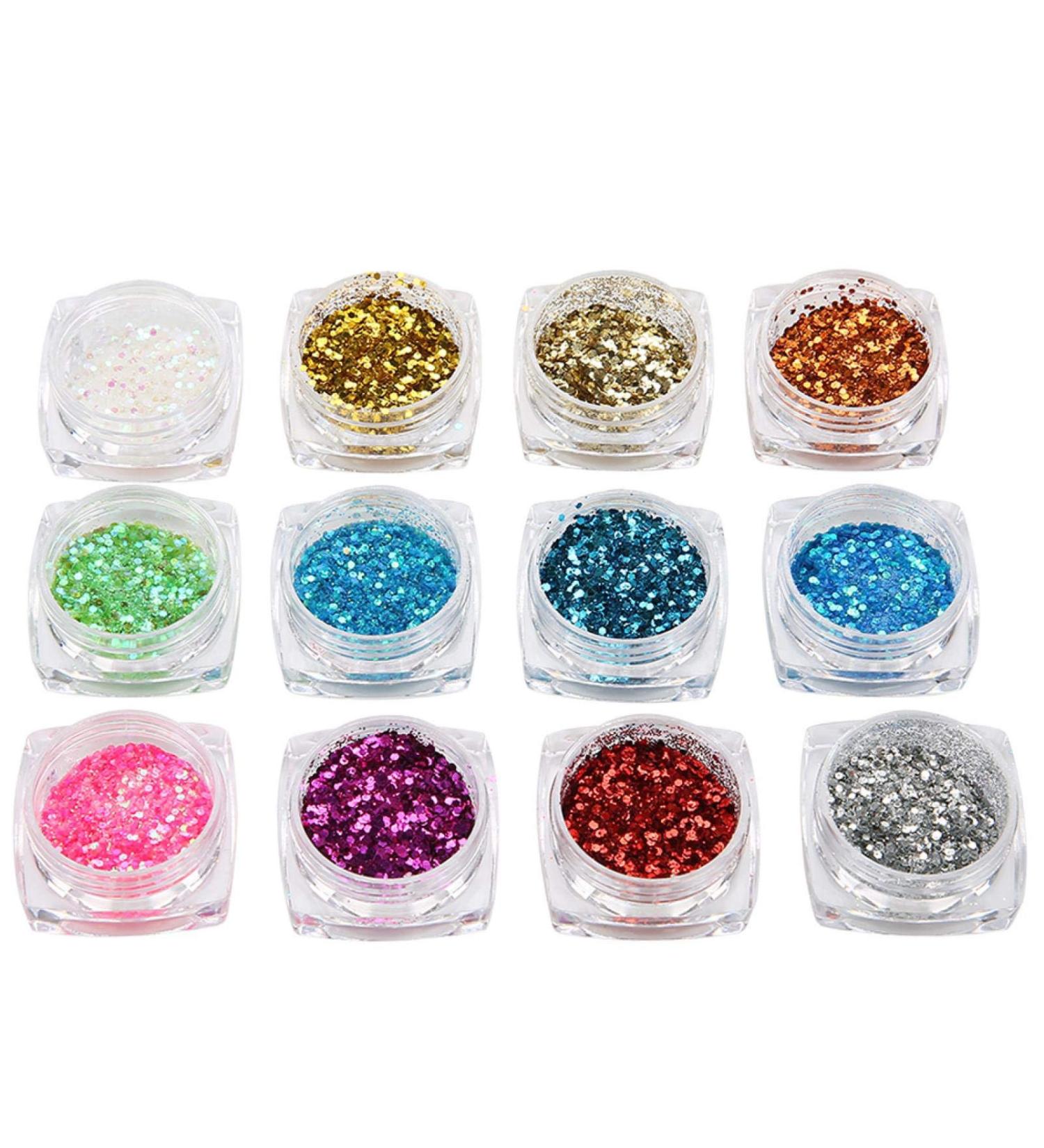 Delicate 12 Decorate your Nails Nail Art Kit Nail Art Tools Sequin for Professional Use - Buy Online on GoSupps.com