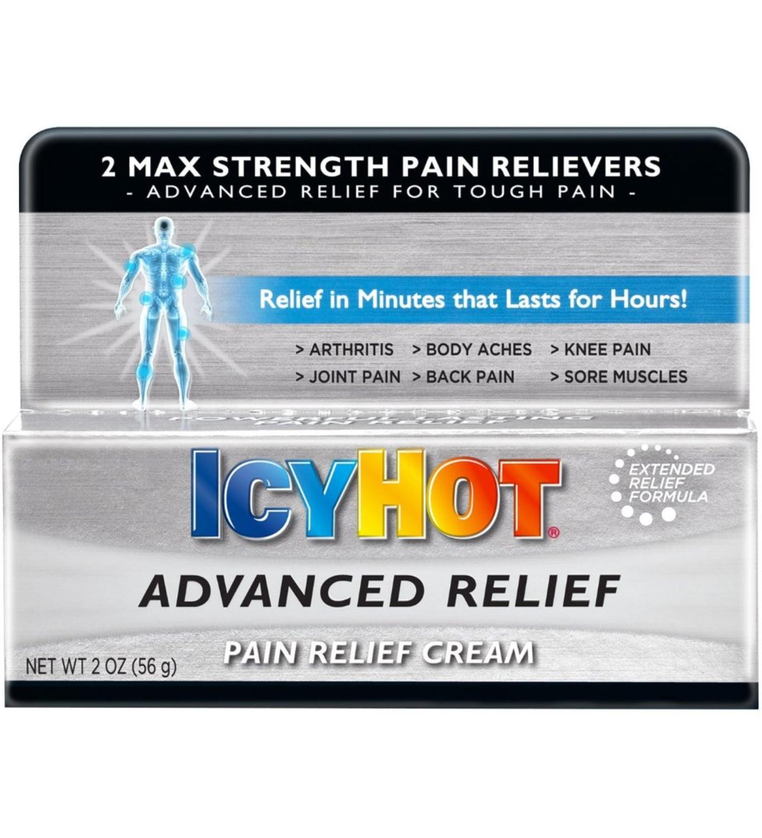 ICY Hot Adv Pain Relief C Size 2z ICY Hot Adv Pain Relief Cream 2z