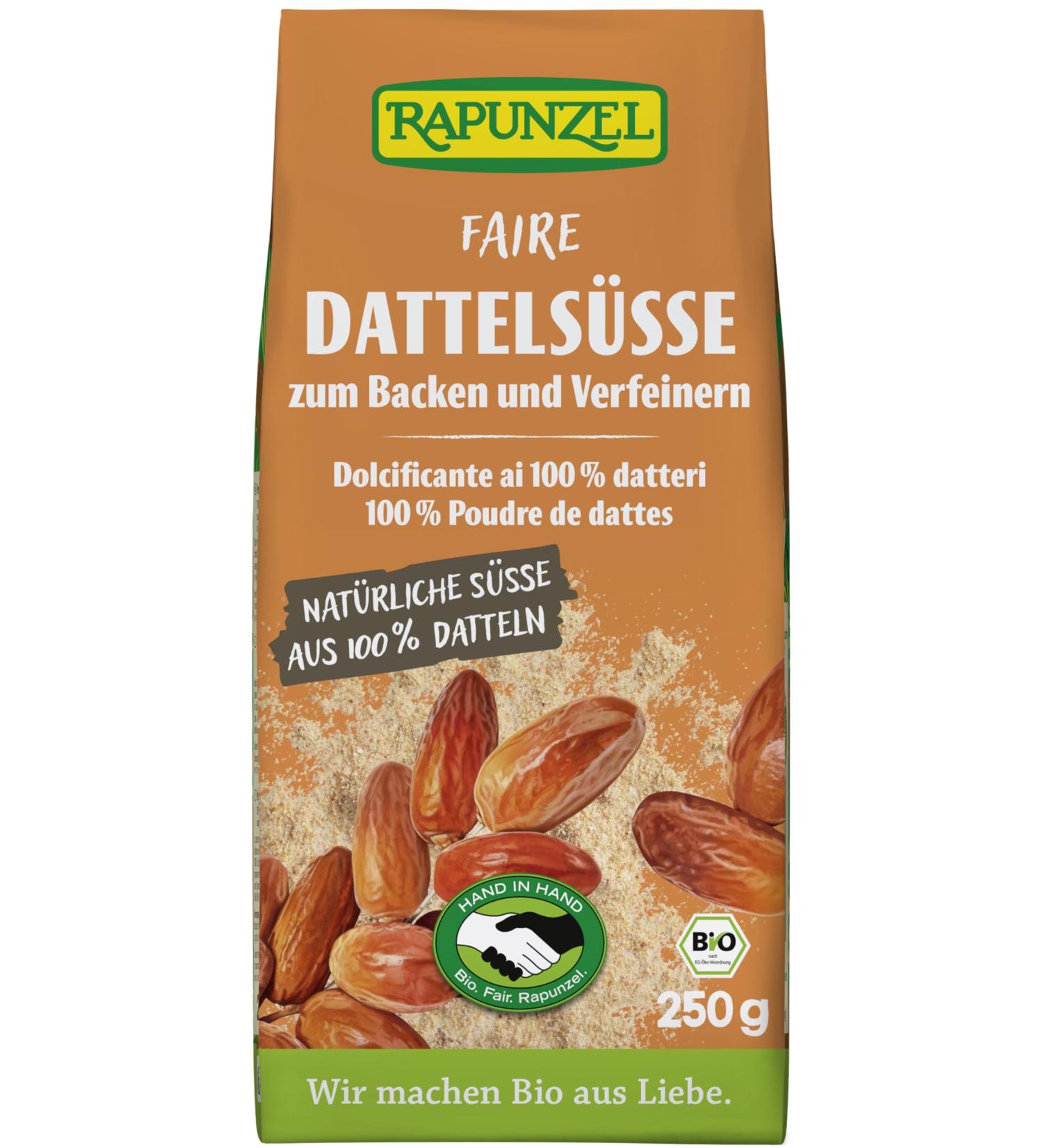 Rapunzel Organic Date Sweetener HIH (6 x 250 gr) 250 g (pack of 6)